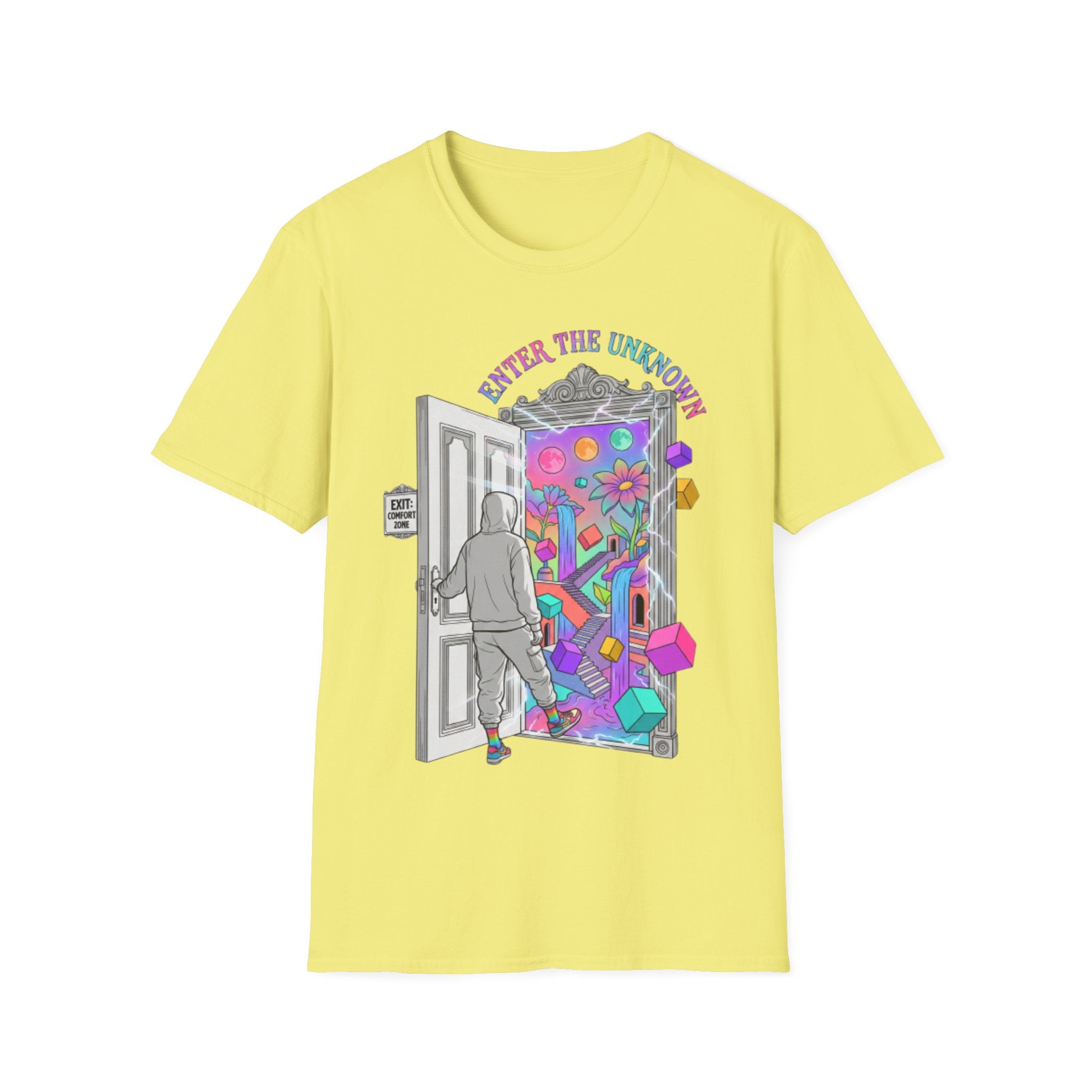 Trendy Streetwear 'Enter the Unknown' Tee