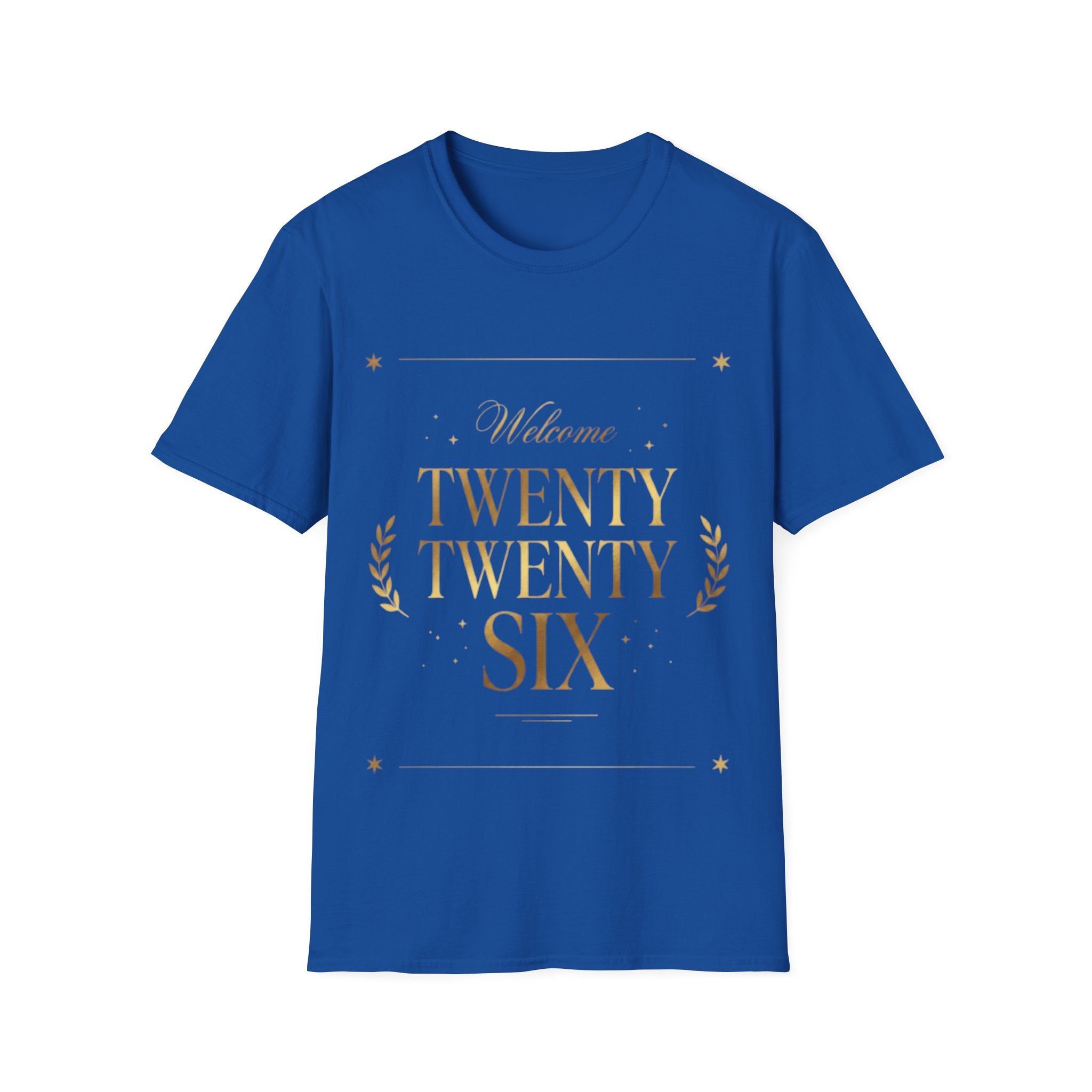 Trendy Urban 'Twenty Twenty Six' Gold Tee