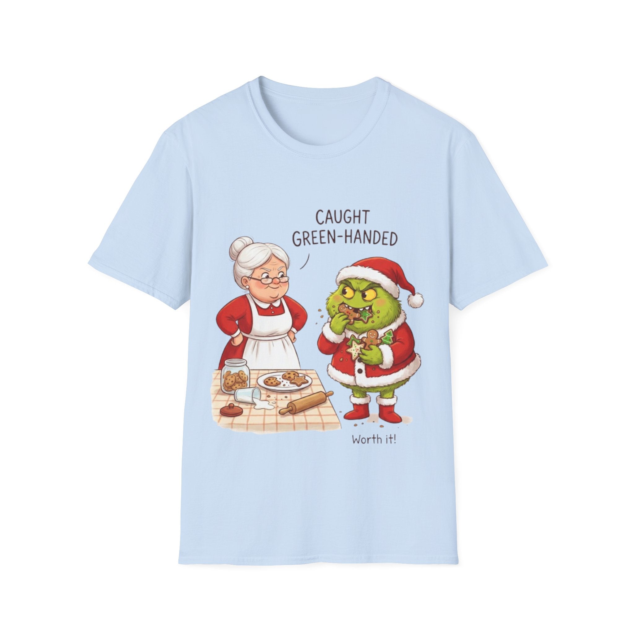 Grinch Cookie Thief T-shirt | Funny Holiday Baking Tee