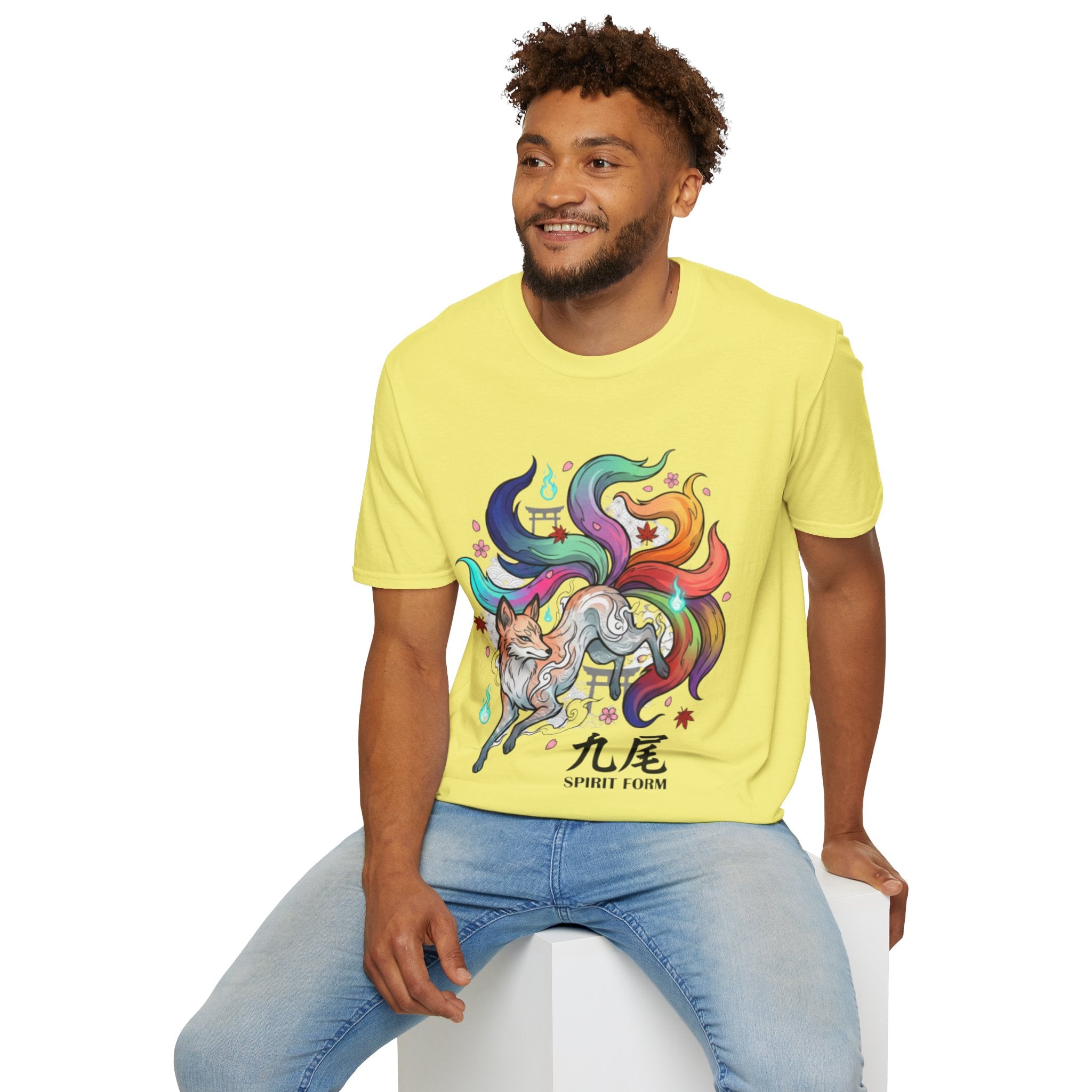 Mystical Nine-Tailed Fox Urban Streetwear Tee
