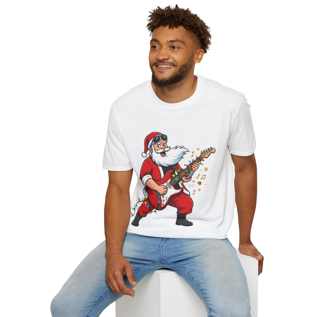 Rockin' Santa Tee | Funny & Cool Christmas T-shirt