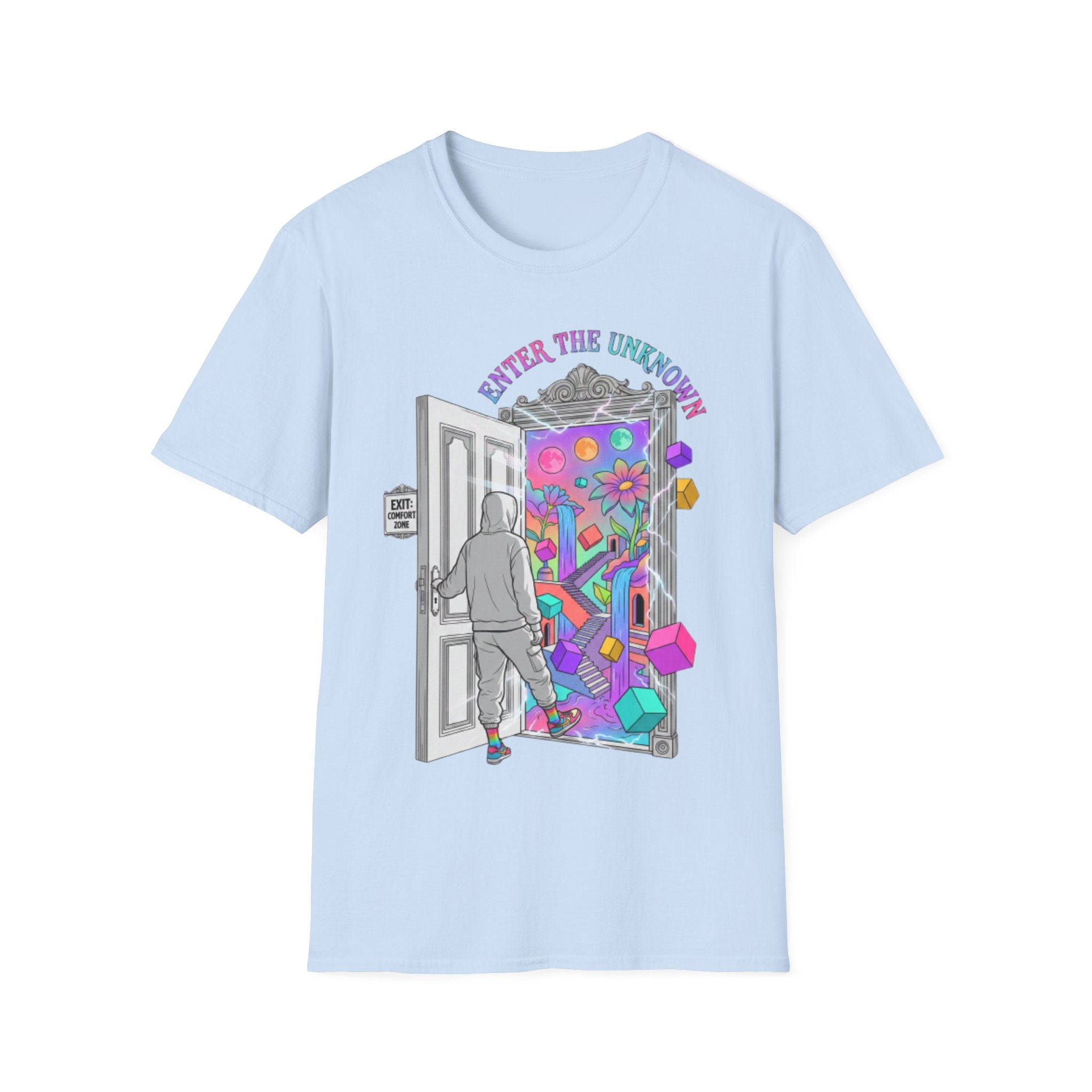 Trendy Streetwear 'Enter the Unknown' Tee