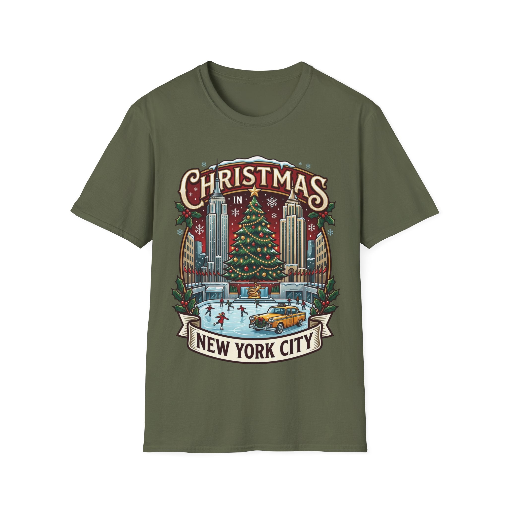 New York Christmas T-Shirt: Festive & Stylish