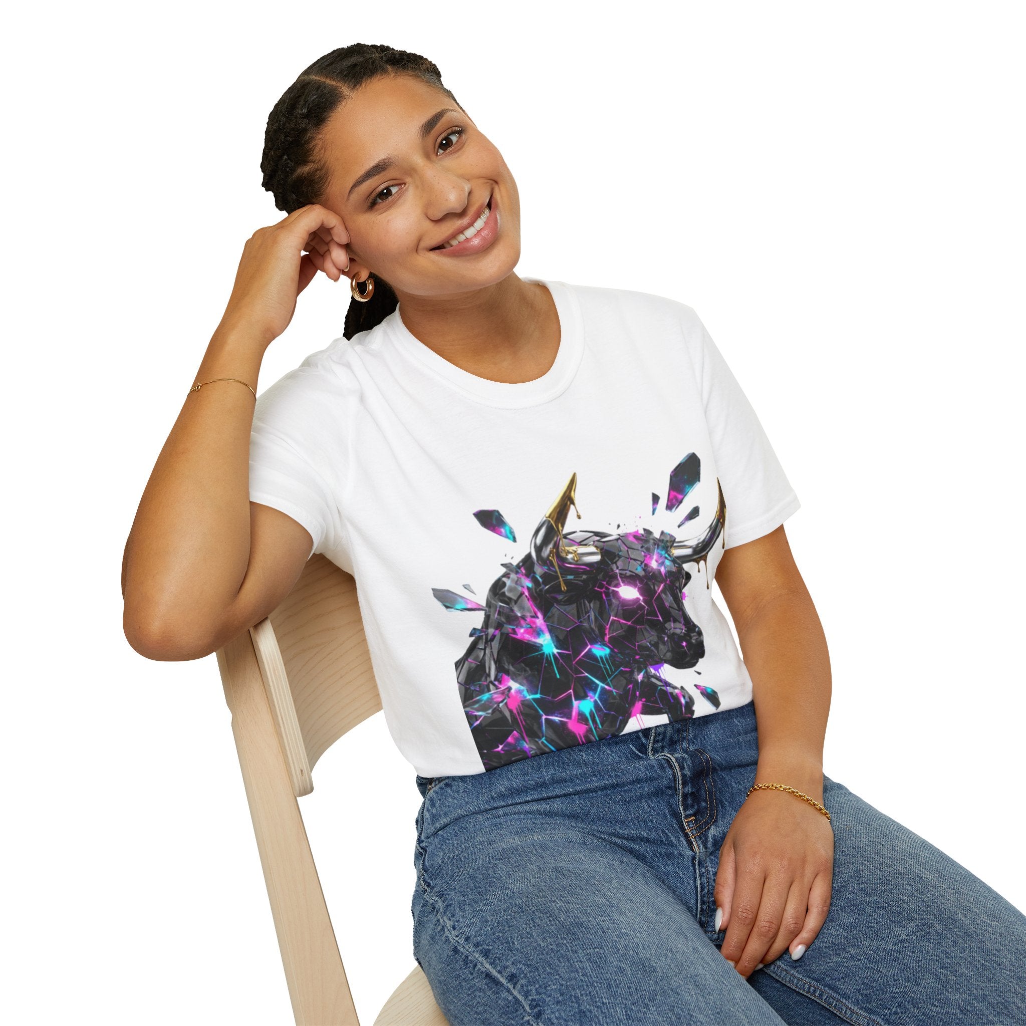 Neon Bull Unisex Tee - Trendy Urban Streetwear
