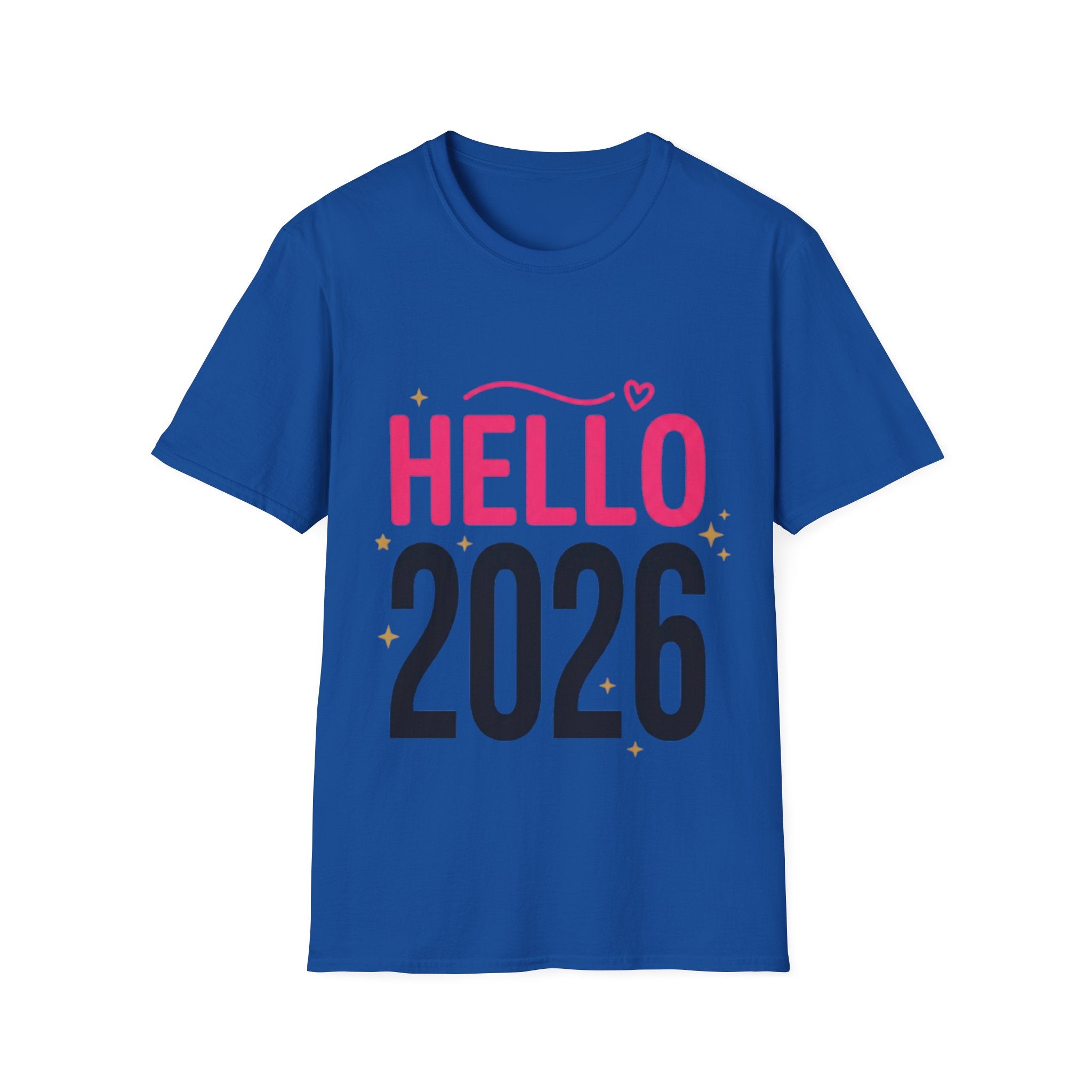 Hello 2026 Trendy Unisex Streetwear T-Shirt