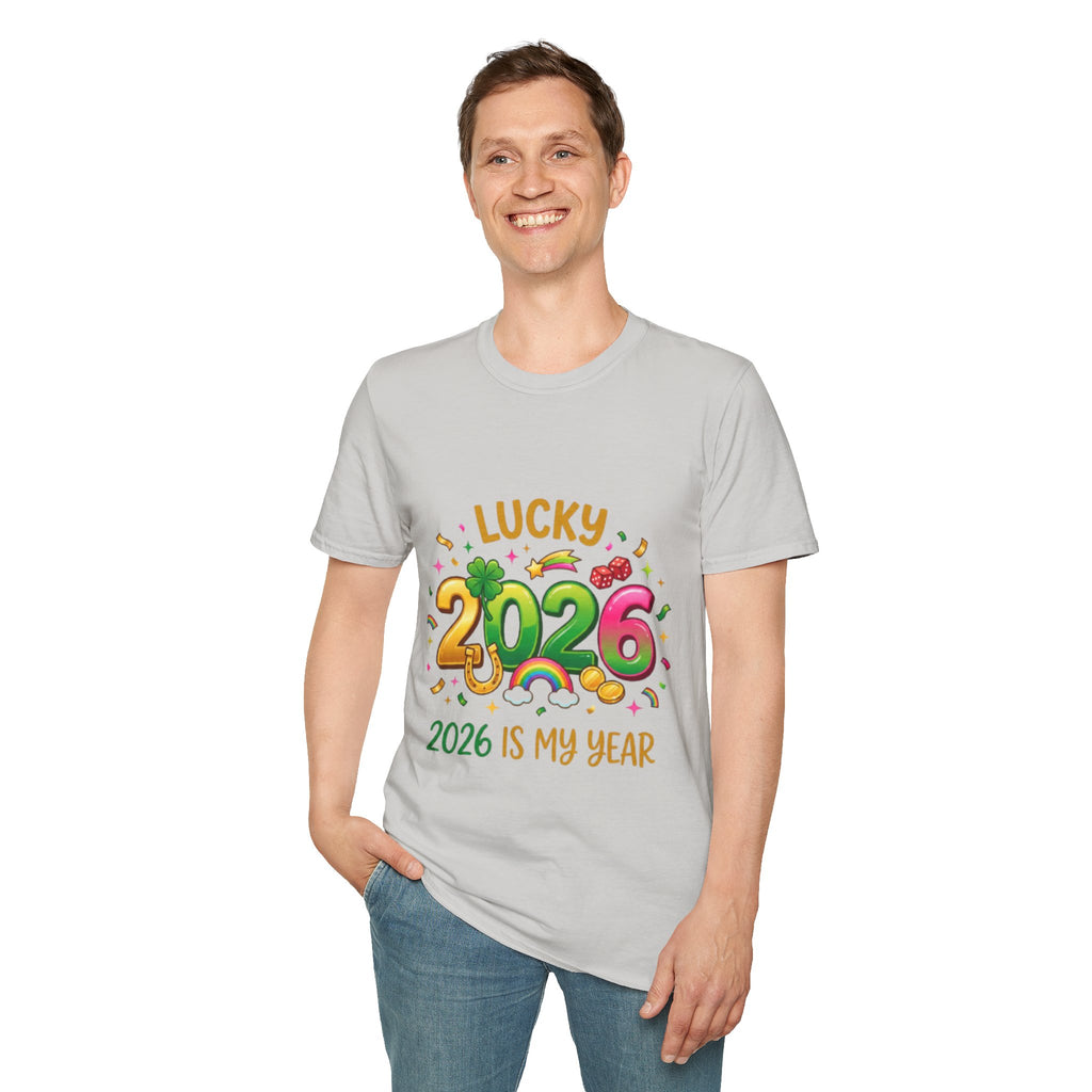 Lucky 2026 Streetwear T-Shirt - Trendy Urban Style