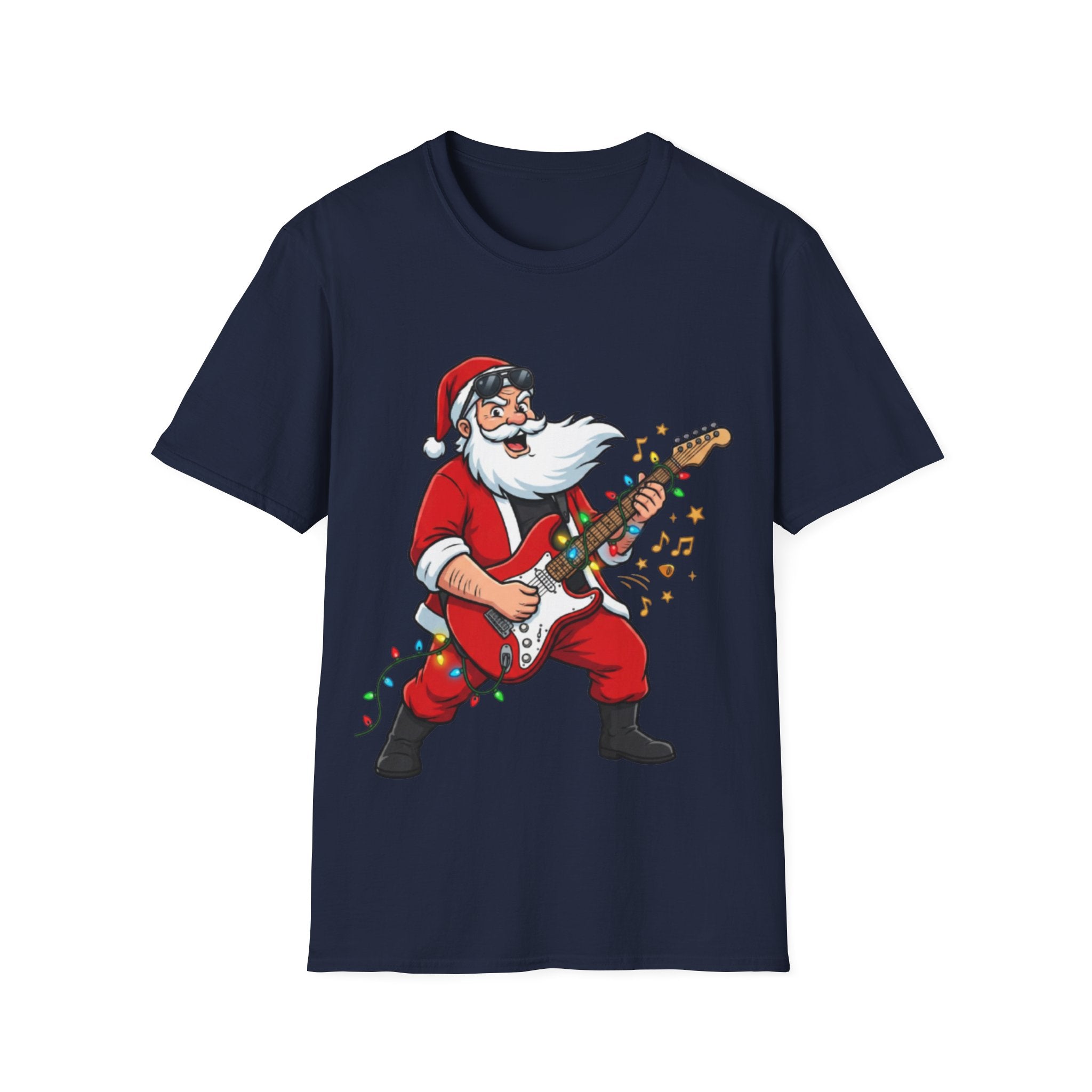Rockin' Santa Tee - Trendy Urban Streetwear Vibe