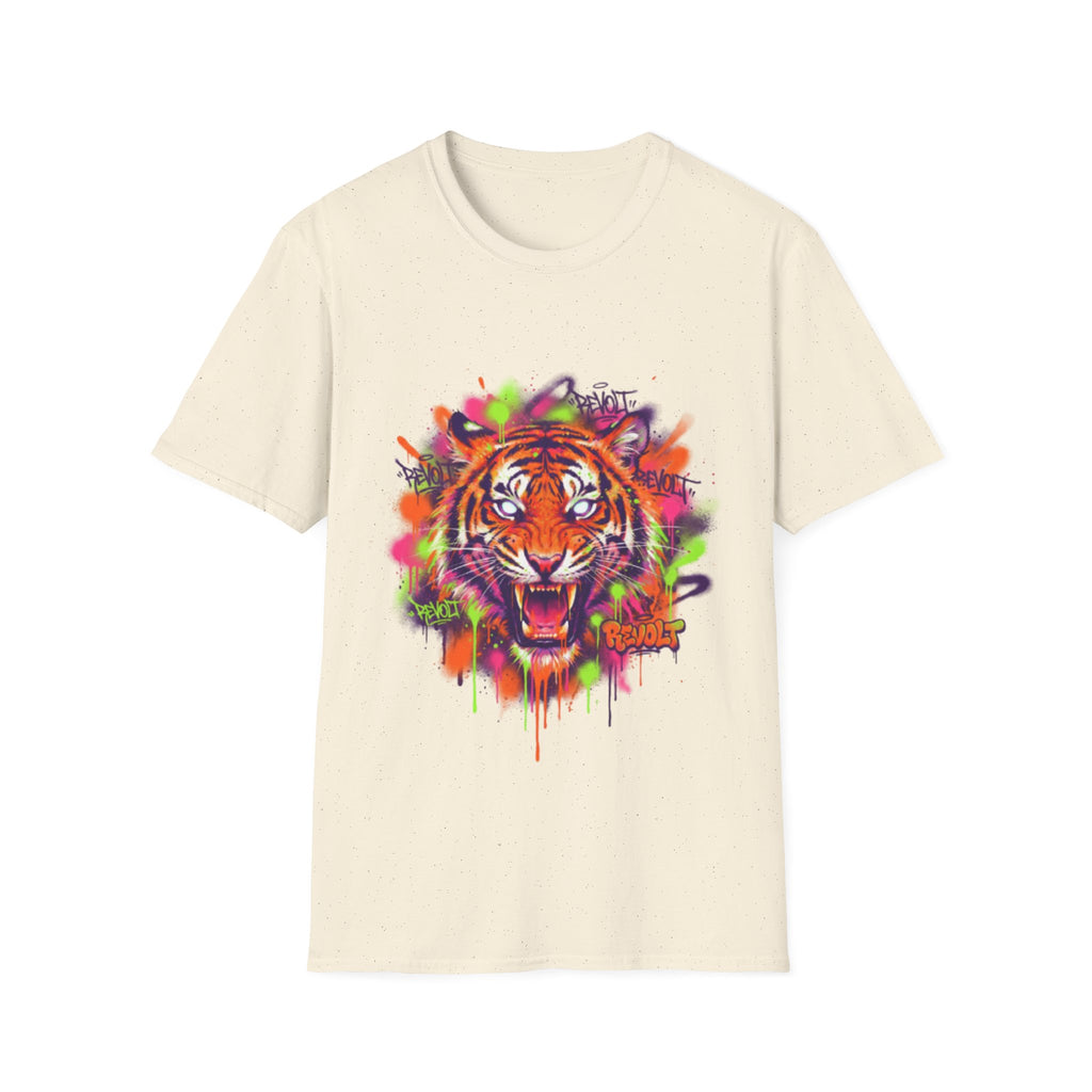 Trendy Urban Tiger Tee - Bold Streetwear Vibes