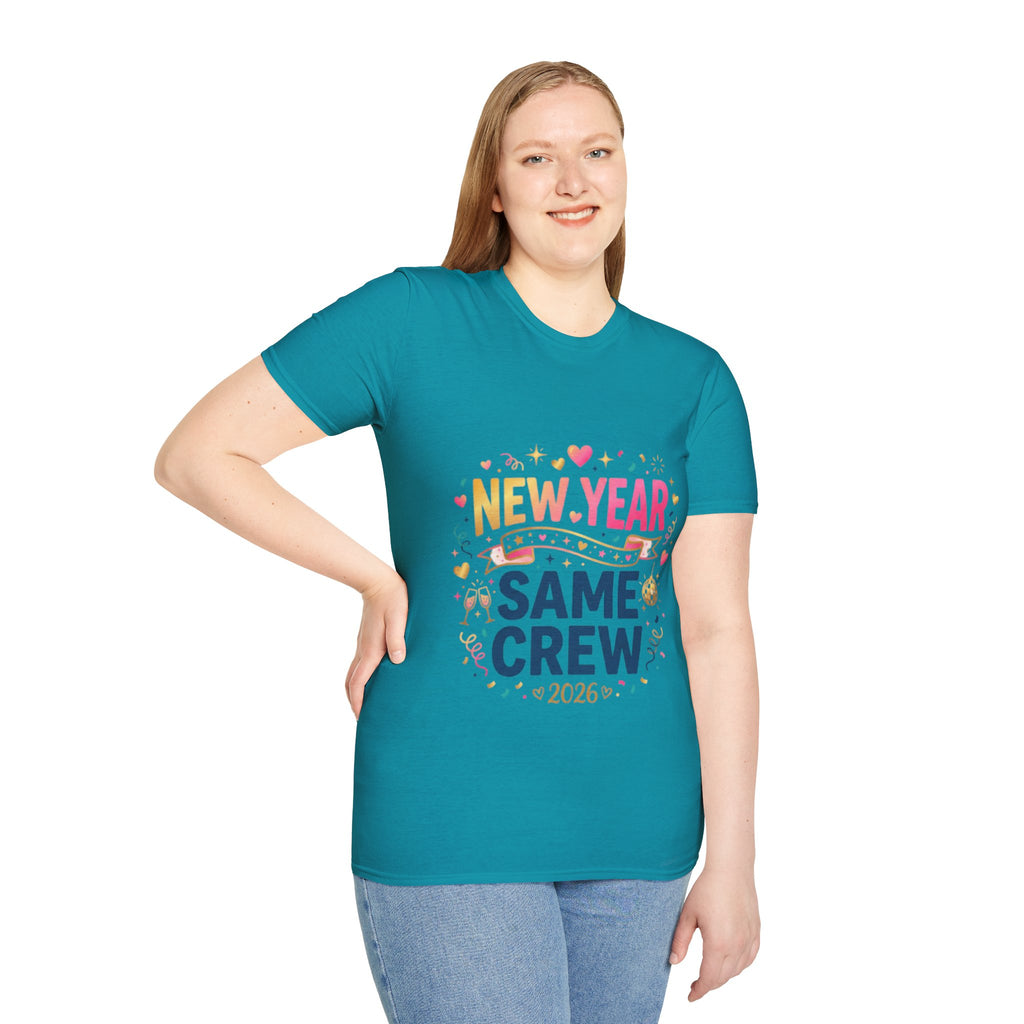 Trendy New Year Same Crew 2026 Streetwear Tee