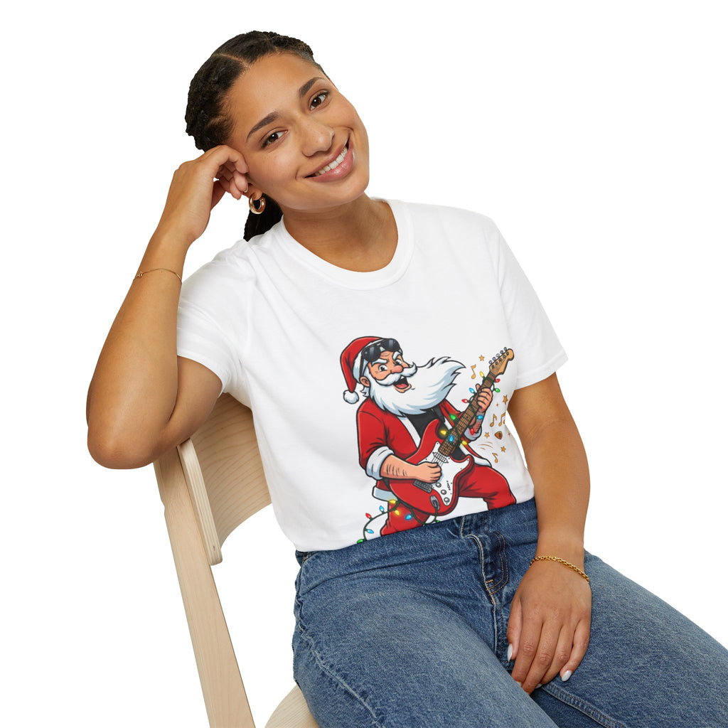 Rockin' Santa Tee | Funny & Cool Christmas T-shirt
