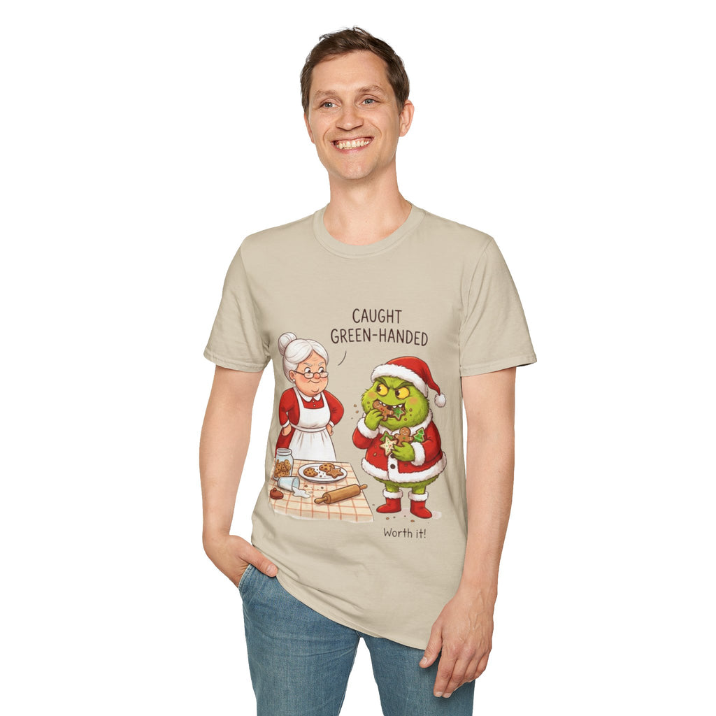 Grinch Cookie Thief T-shirt | Funny Holiday Baking Tee