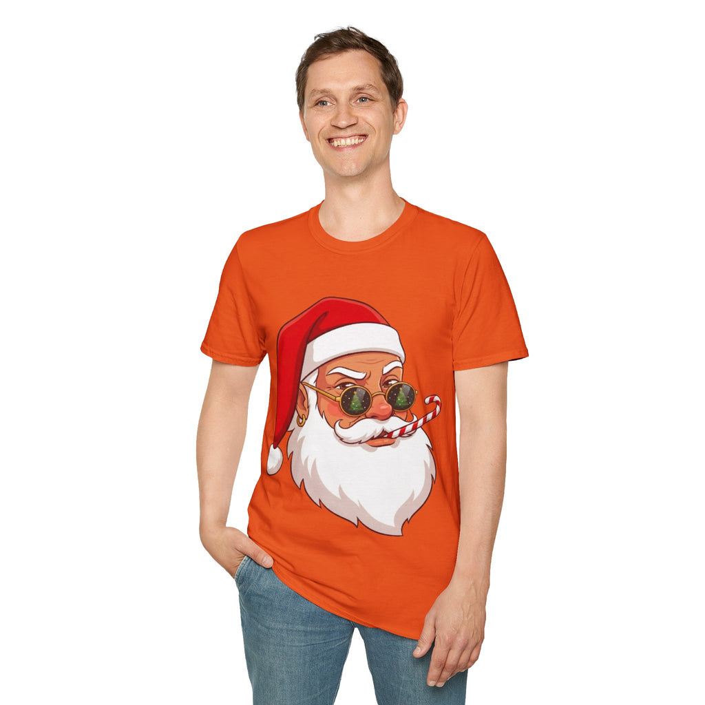 Stylish Santa Christmas Tee | Funny & Cool Holiday T-shirt