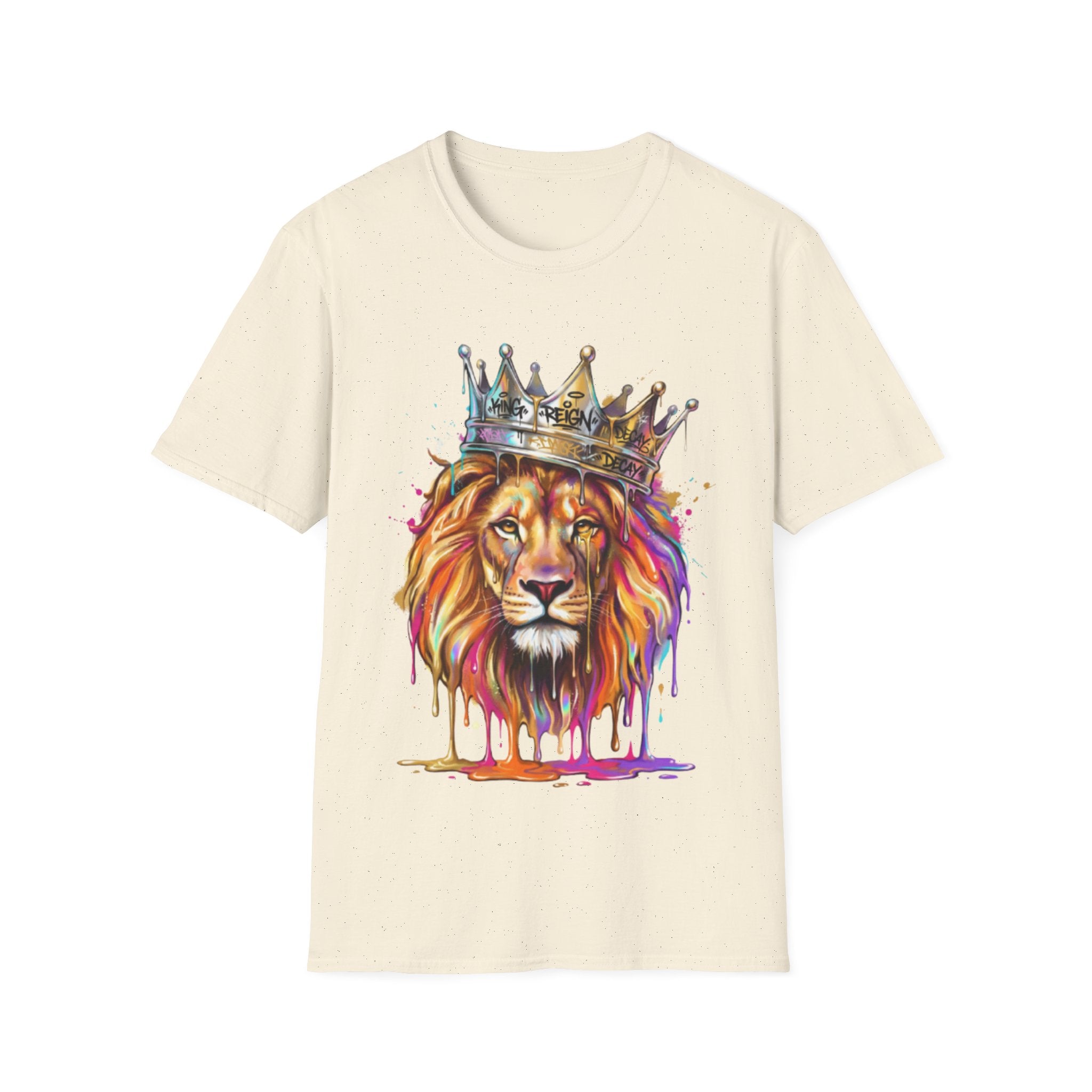 Vibrant Lion Streetwear Tee - Urban Art Vibes
