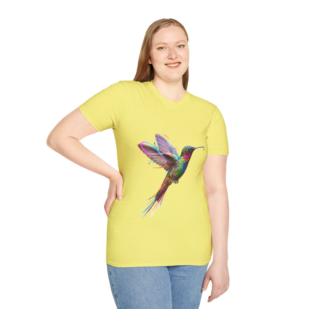Vibrant Hummingbird Urban Streetwear Tee