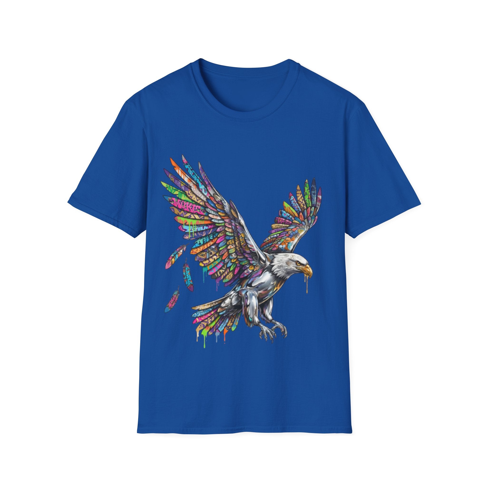 Vibrant Urban Eagle T-Shirt - Bold Streetwear Design