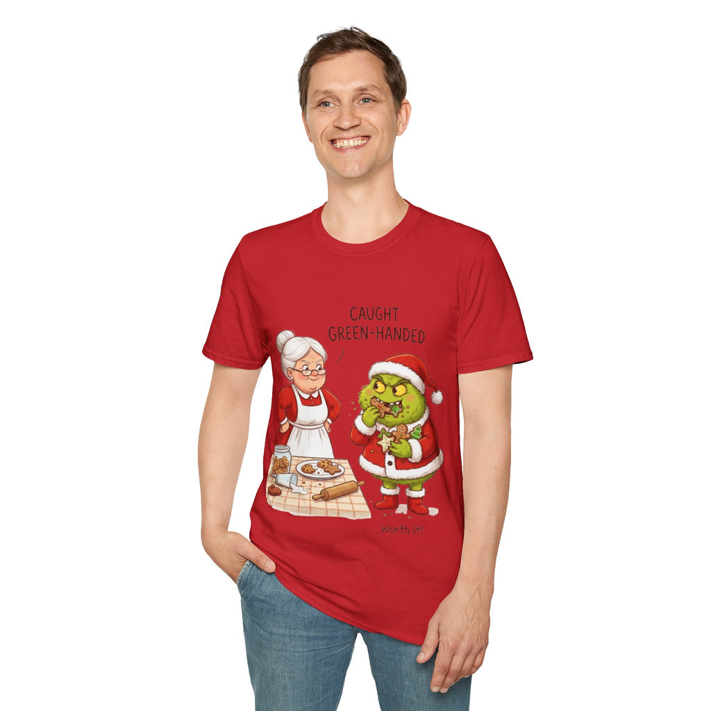 Grinch Cookie Thief T-shirt | Funny Holiday Baking Tee