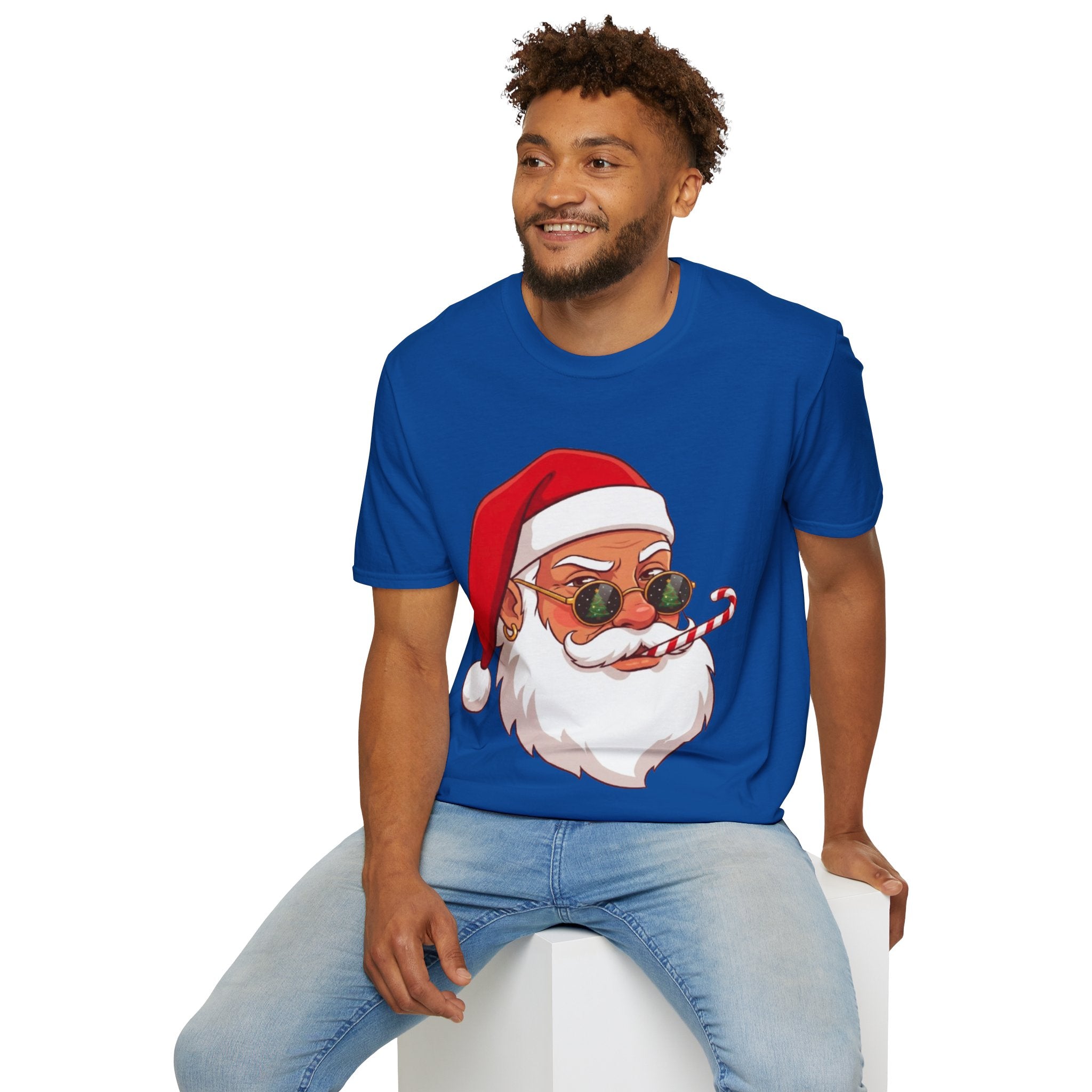 Stylish Santa Christmas Tee | Funny & Cool Holiday T-shirt