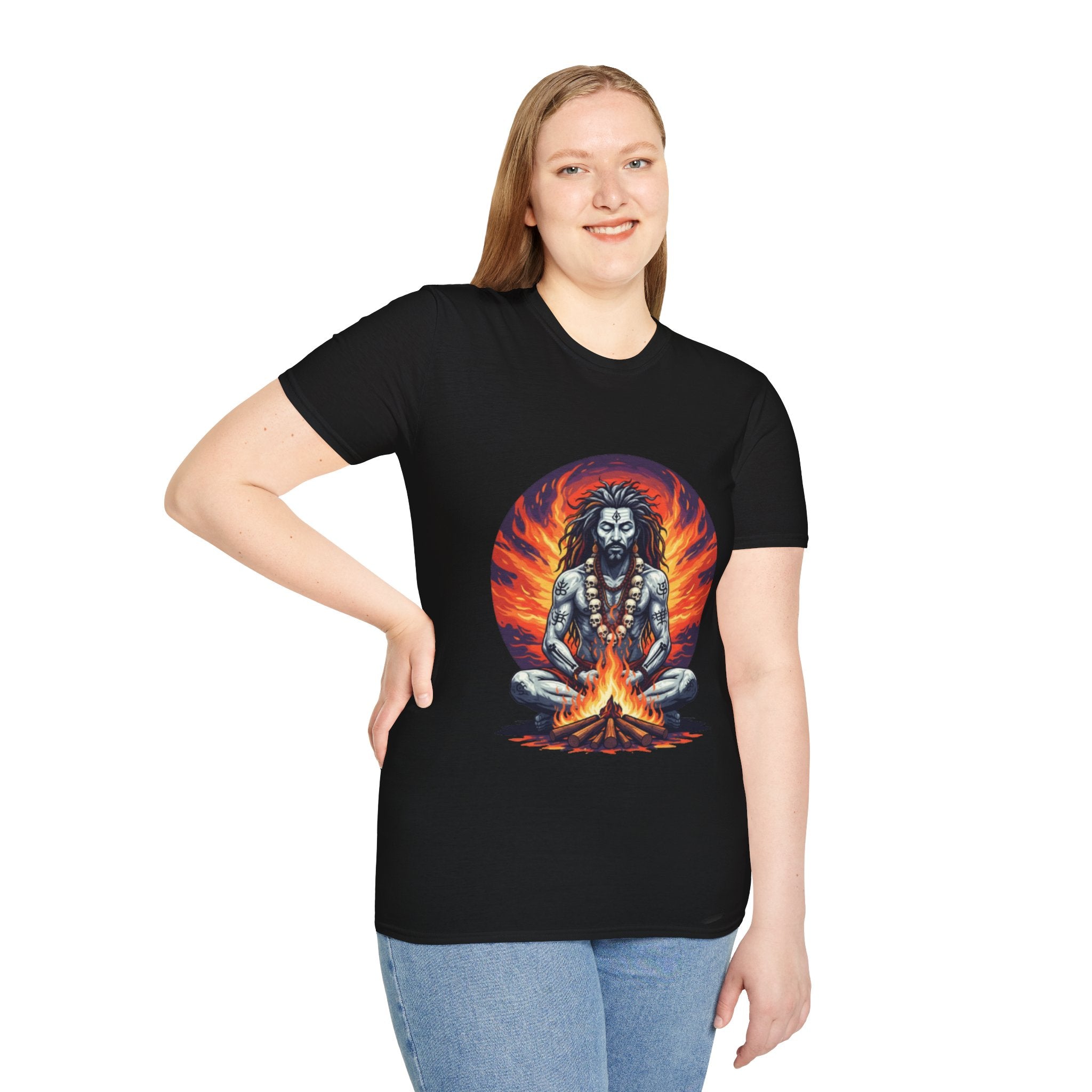 Authentic Aghori India T-Shirt: Bold Cultural Statement