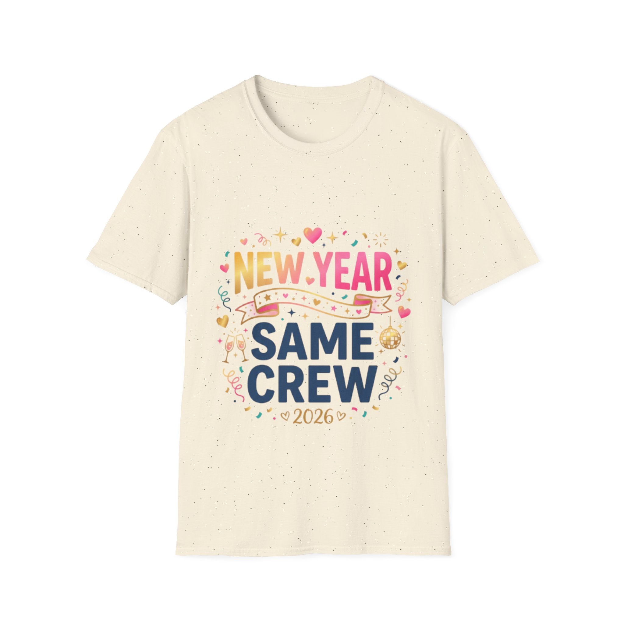 Trendy New Year Same Crew 2026 Streetwear Tee