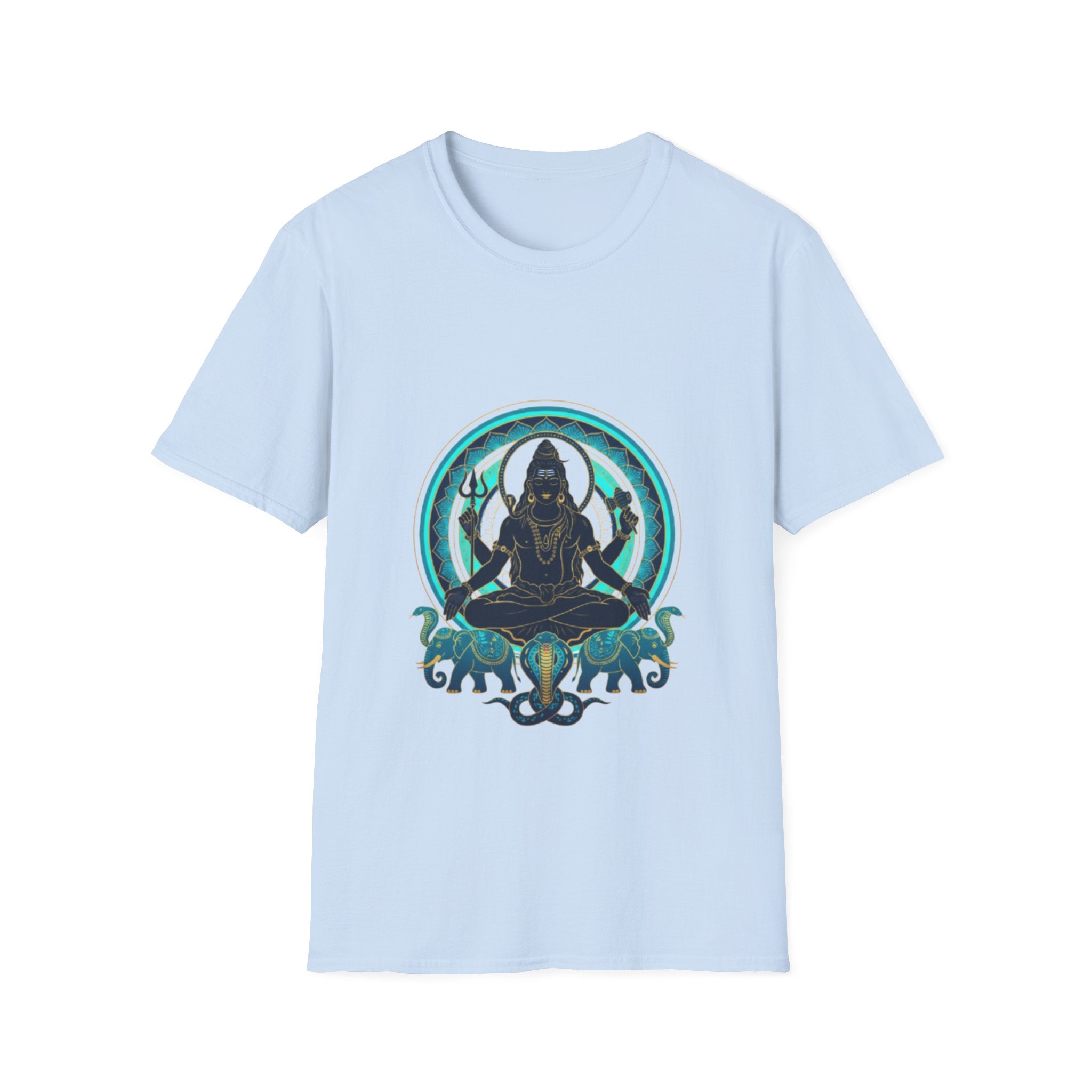 Mahadev Enlightning Aesthetic Silhouette Tee