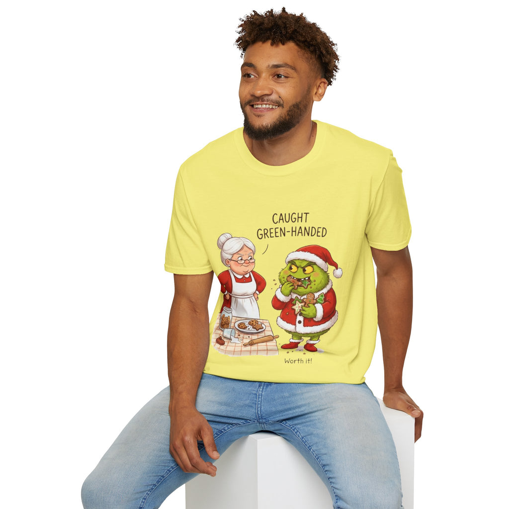 Grinch Cookie Thief T-shirt | Funny Holiday Baking Tee