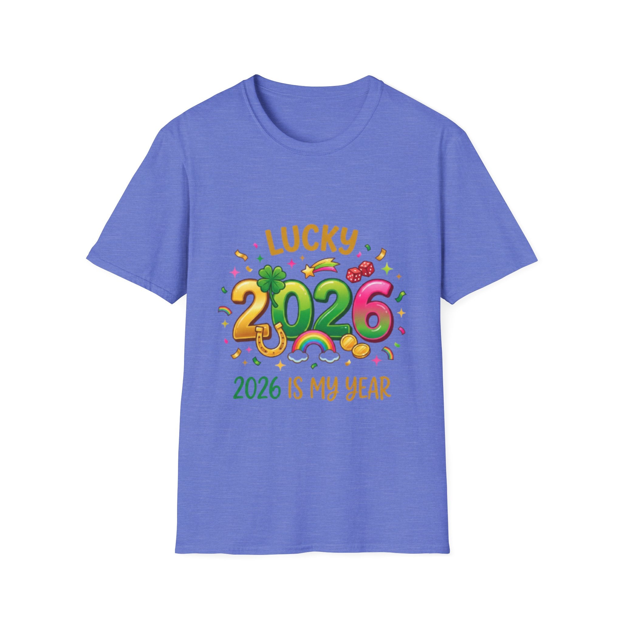 Lucky 2026 Streetwear T-Shirt - Trendy Urban Style