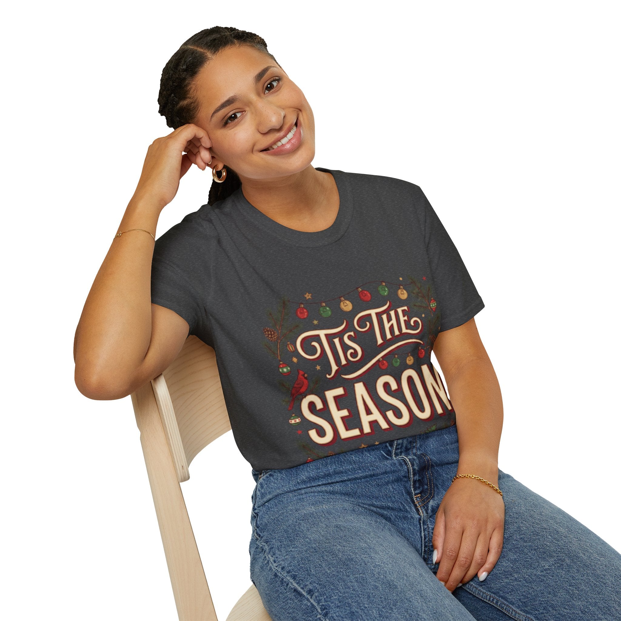 'Tis The Season' Christmas Tee | Cute & Cozy Holiday Graphic Tee