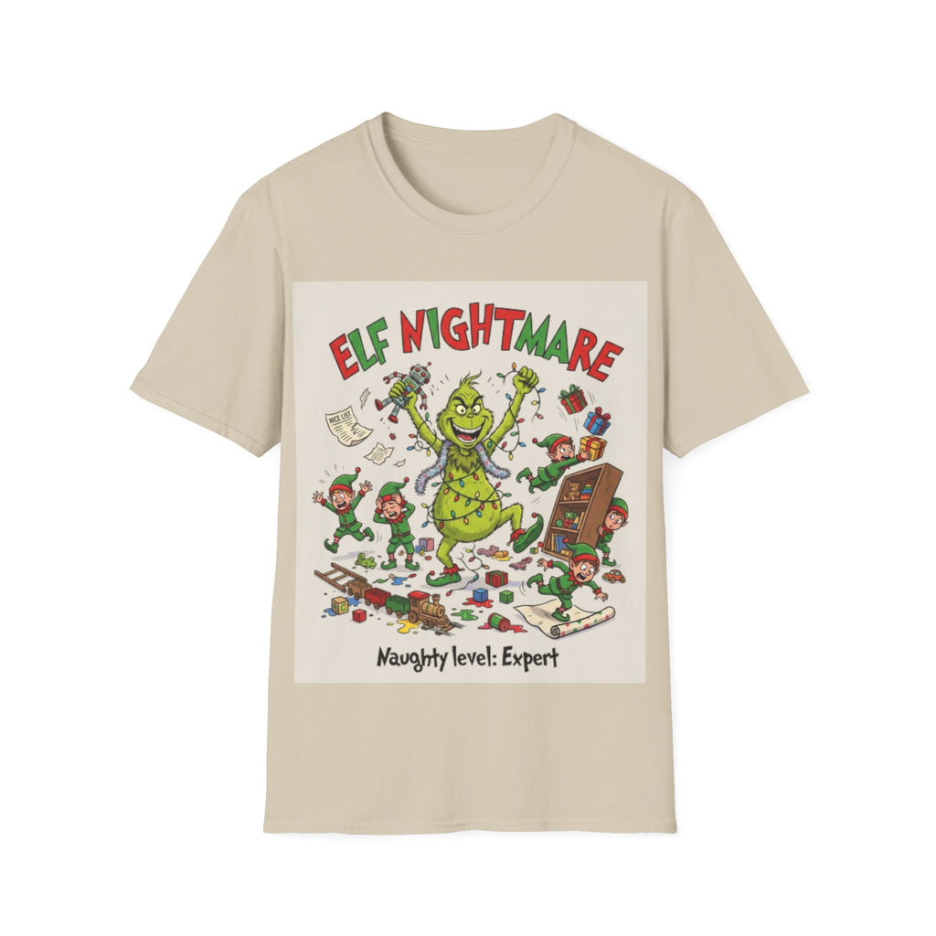 Grinch Elf Nightmare Tee | Funny Grinch Christmas Chaos T-shirt
