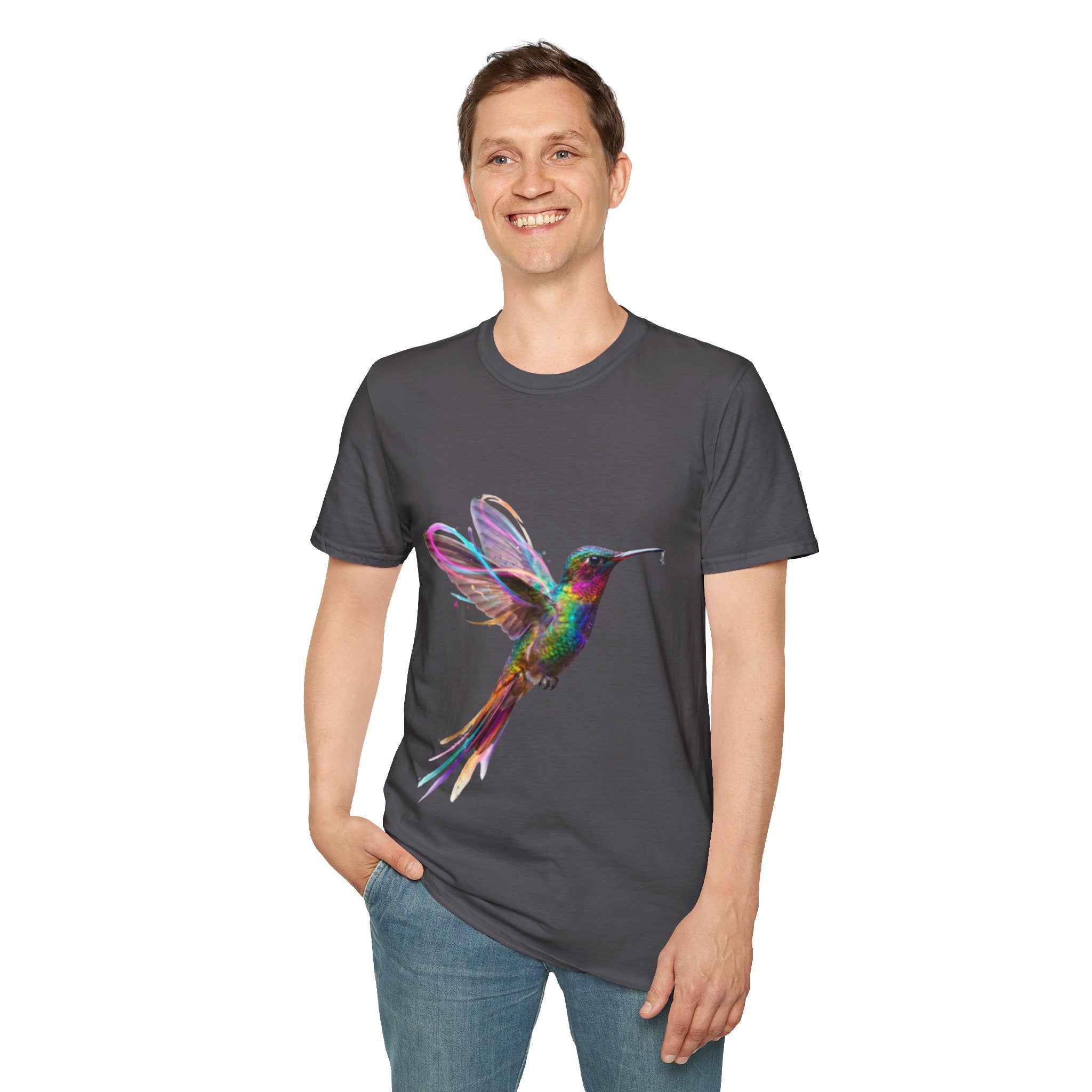 Vibrant Hummingbird Urban Streetwear Tee