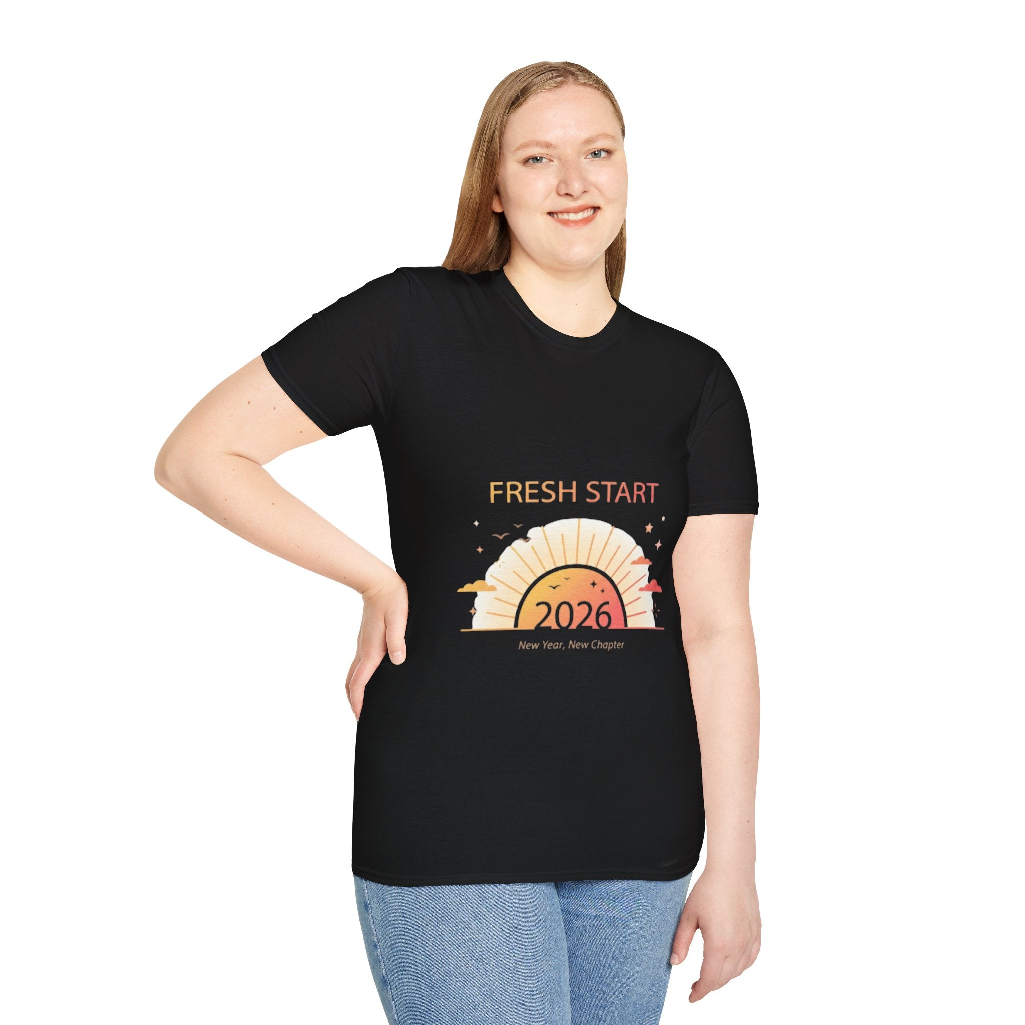 Trendy 2026 Fresh Start Sunrise Unisex Tee