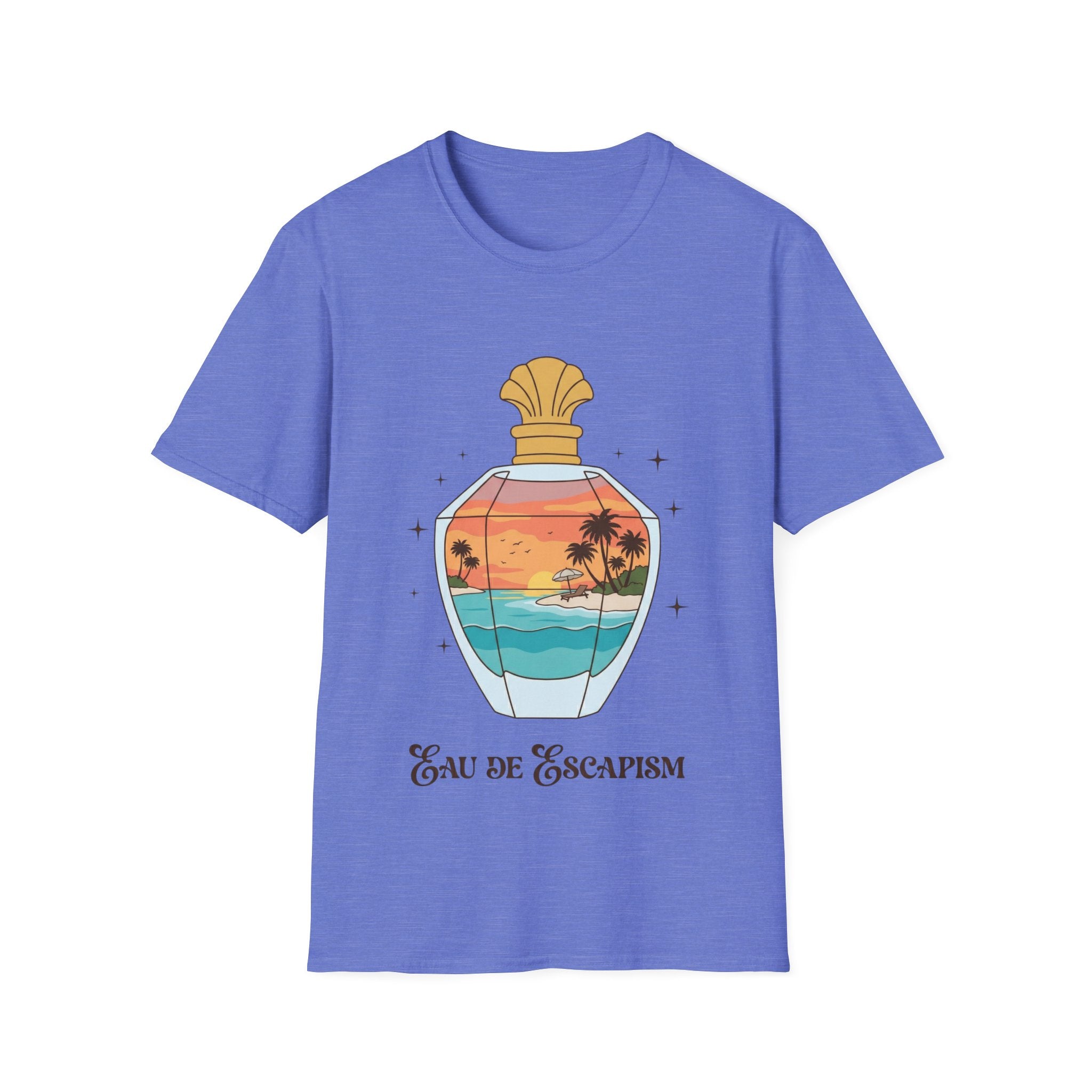 Eau De Escapism Graphic Tee - Dreamy Vacation Aesthetic T-shirt