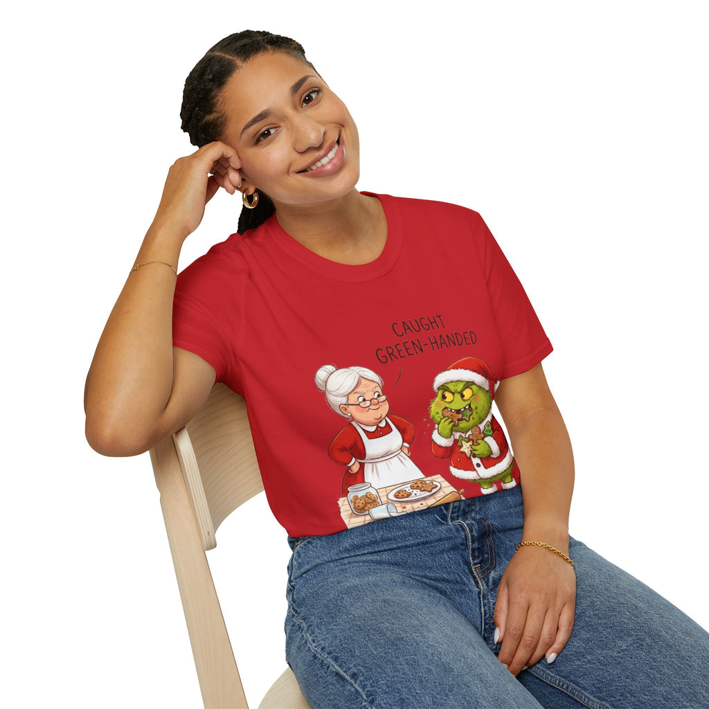 Grinch Cookie Thief T-shirt | Funny Holiday Baking Tee