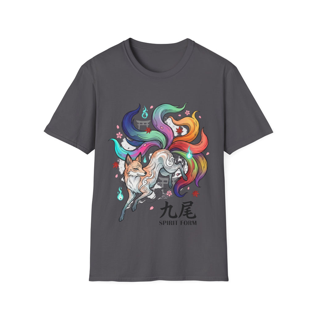Mystical Nine-Tailed Fox Urban Streetwear Tee