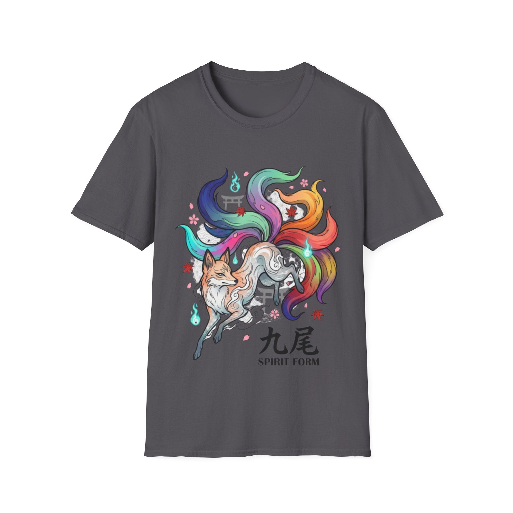 Mystical Nine-Tailed Fox Urban Streetwear Tee