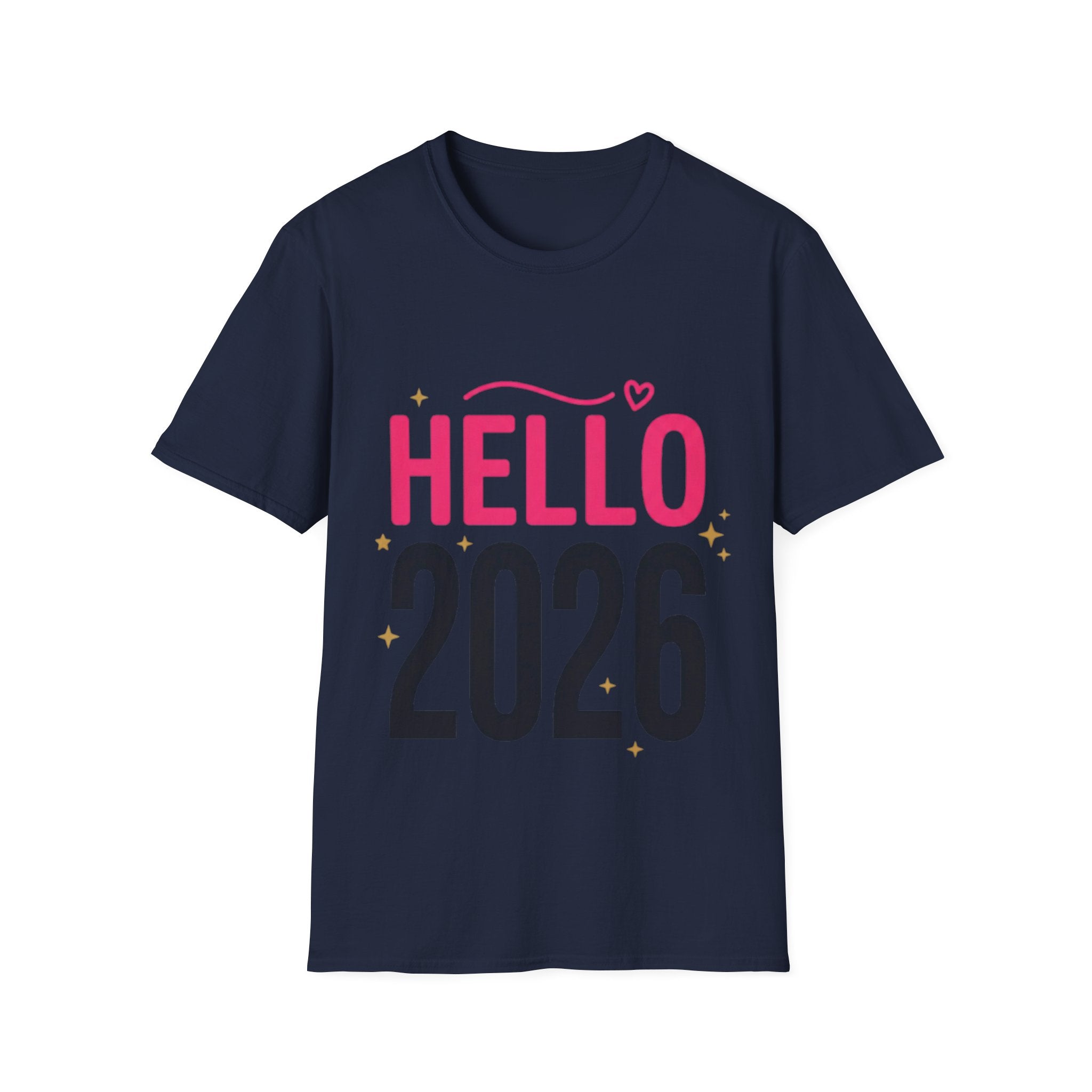 Hello 2026 Trendy Unisex Streetwear T-Shirt