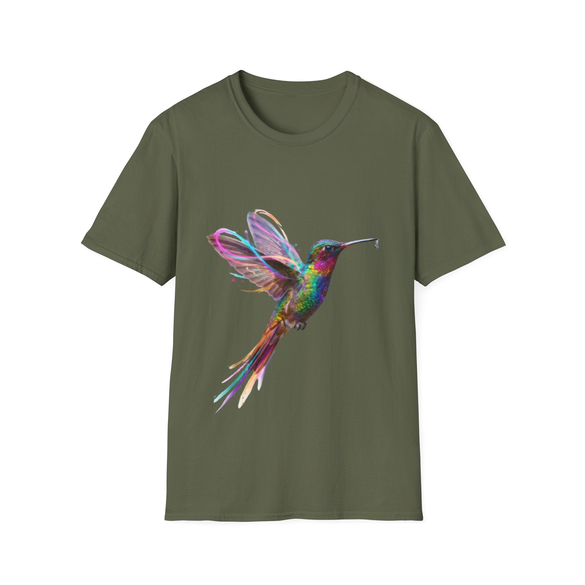 Vibrant Hummingbird Urban Streetwear Tee