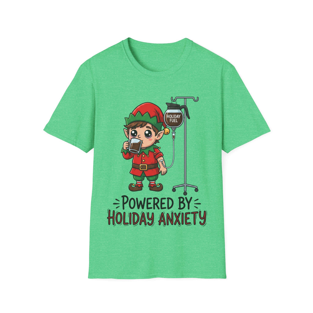 Christmas T-Shirt: Powerd by Holiday Anxiety