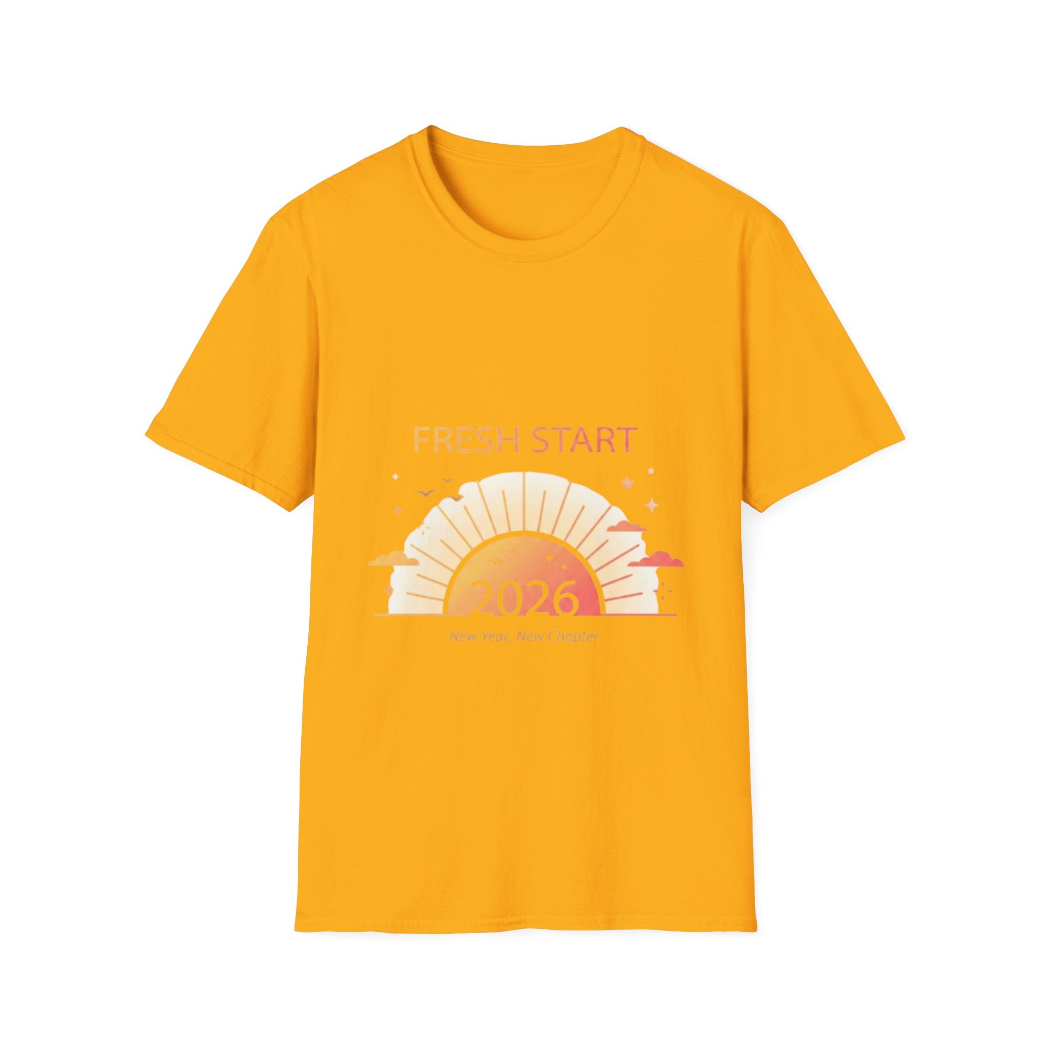 Trendy 2026 Fresh Start Sunrise Unisex Tee