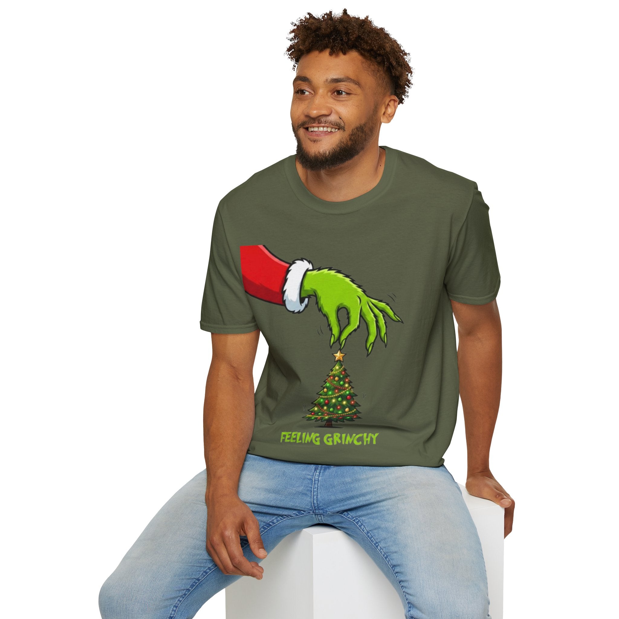 Feeling Grinchy T-shirt | Funny Grinch Christmas T-shirt