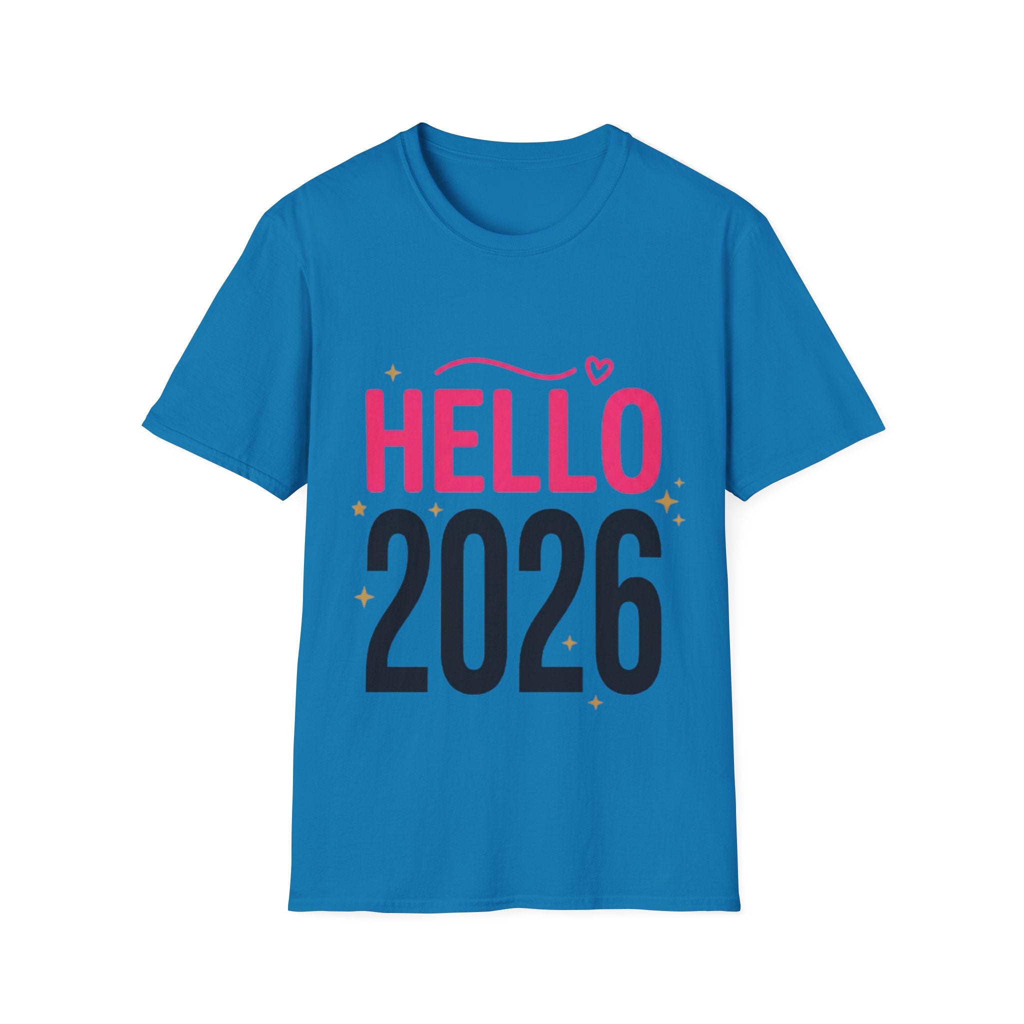 Hello 2026 New Year T-Shirt | Festive NYE Graphic Tee