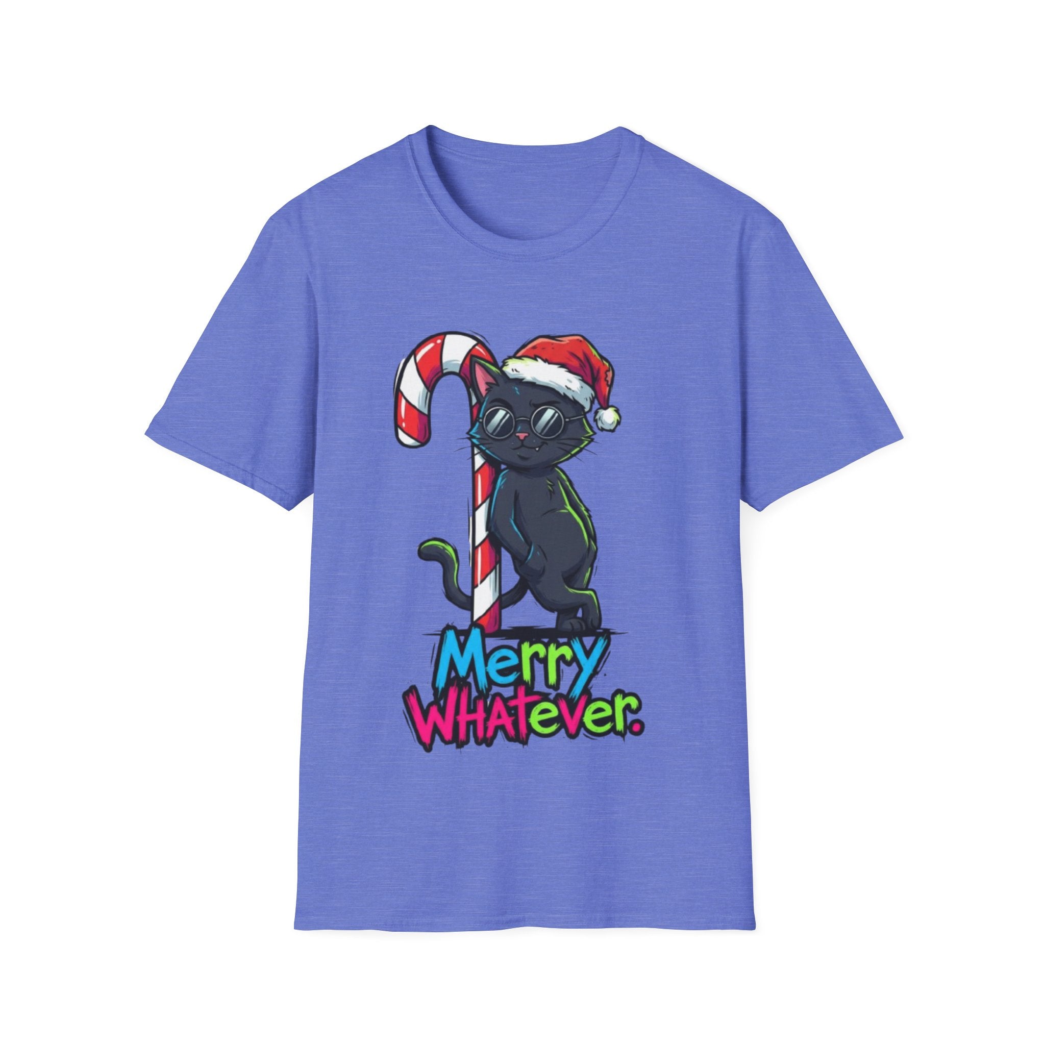 Christmas T-shirt: Merry Whatever Cat