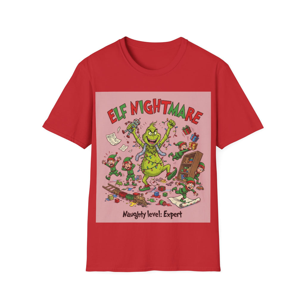 Grinch Elf Nightmare Tee | Funny Grinch Christmas Chaos T-shirt