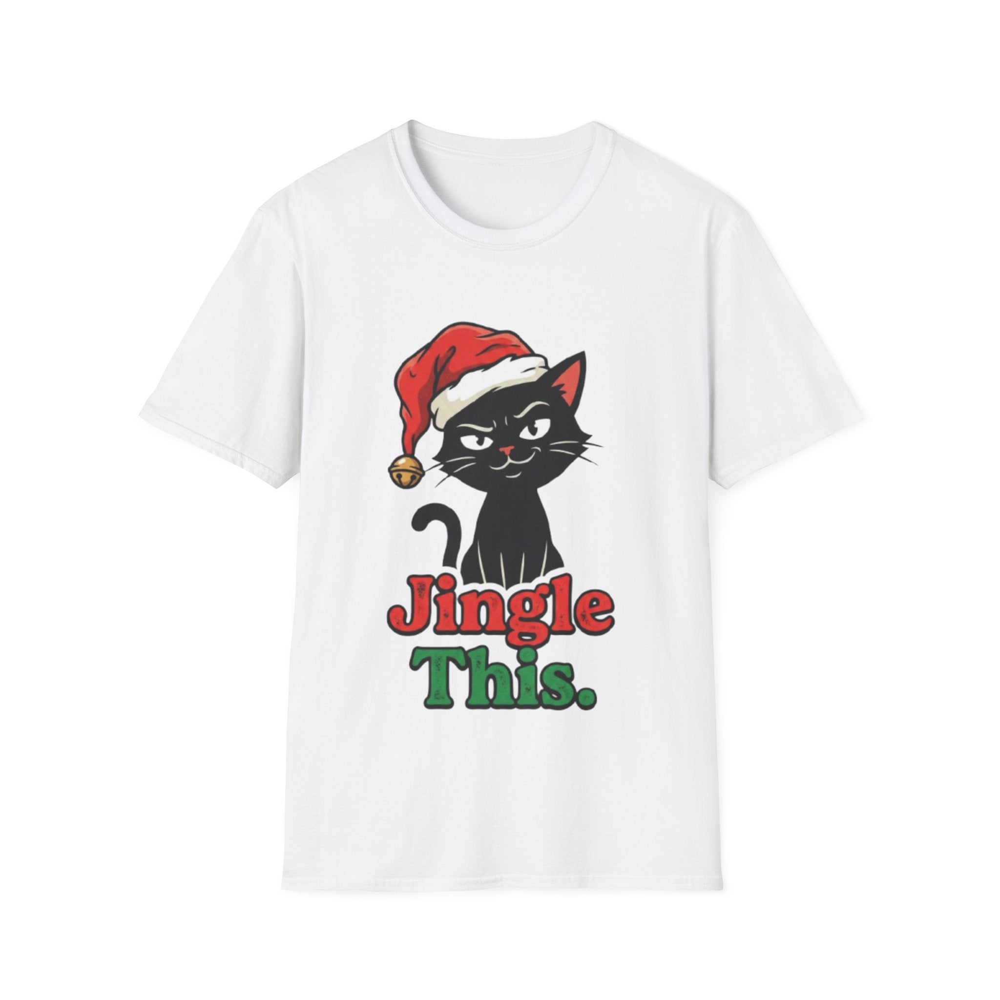 Jingle This Cat T-shirt | Funny Cat Christmas Tee