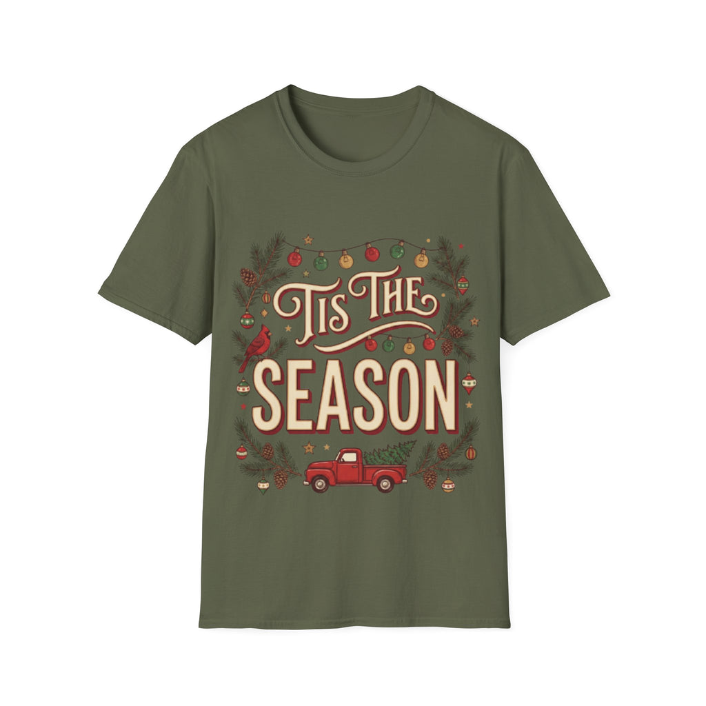 'Tis The Season' Christmas Tee | Cute & Cozy Holiday Graphic Tee
