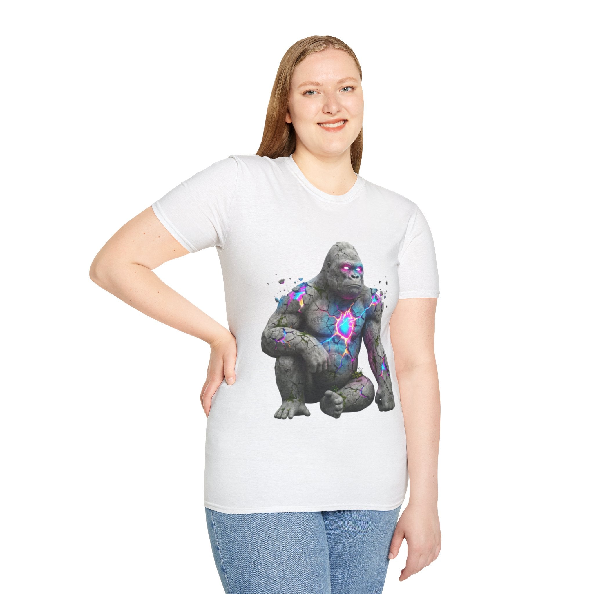 Urban Stone Gorilla Graphic Tee - Trendy Streetwear