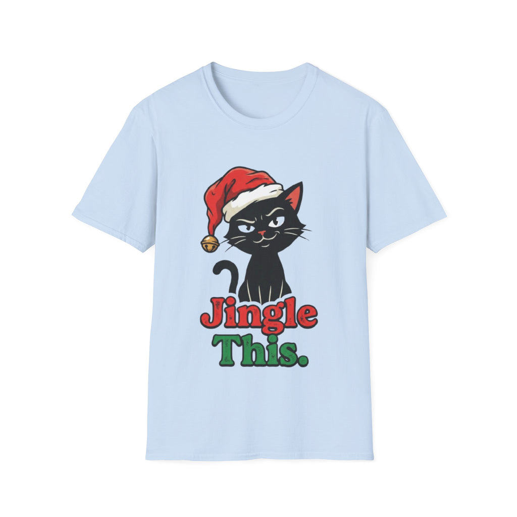 Jingle This Cat T-shirt | Funny Cat Christmas Tee
