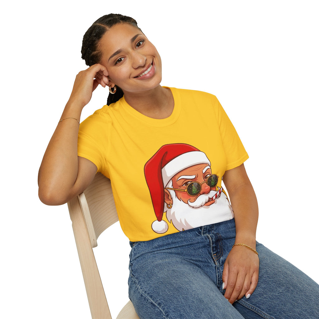 Stylish Santa Christmas Tee | Funny & Cool Holiday T-shirt