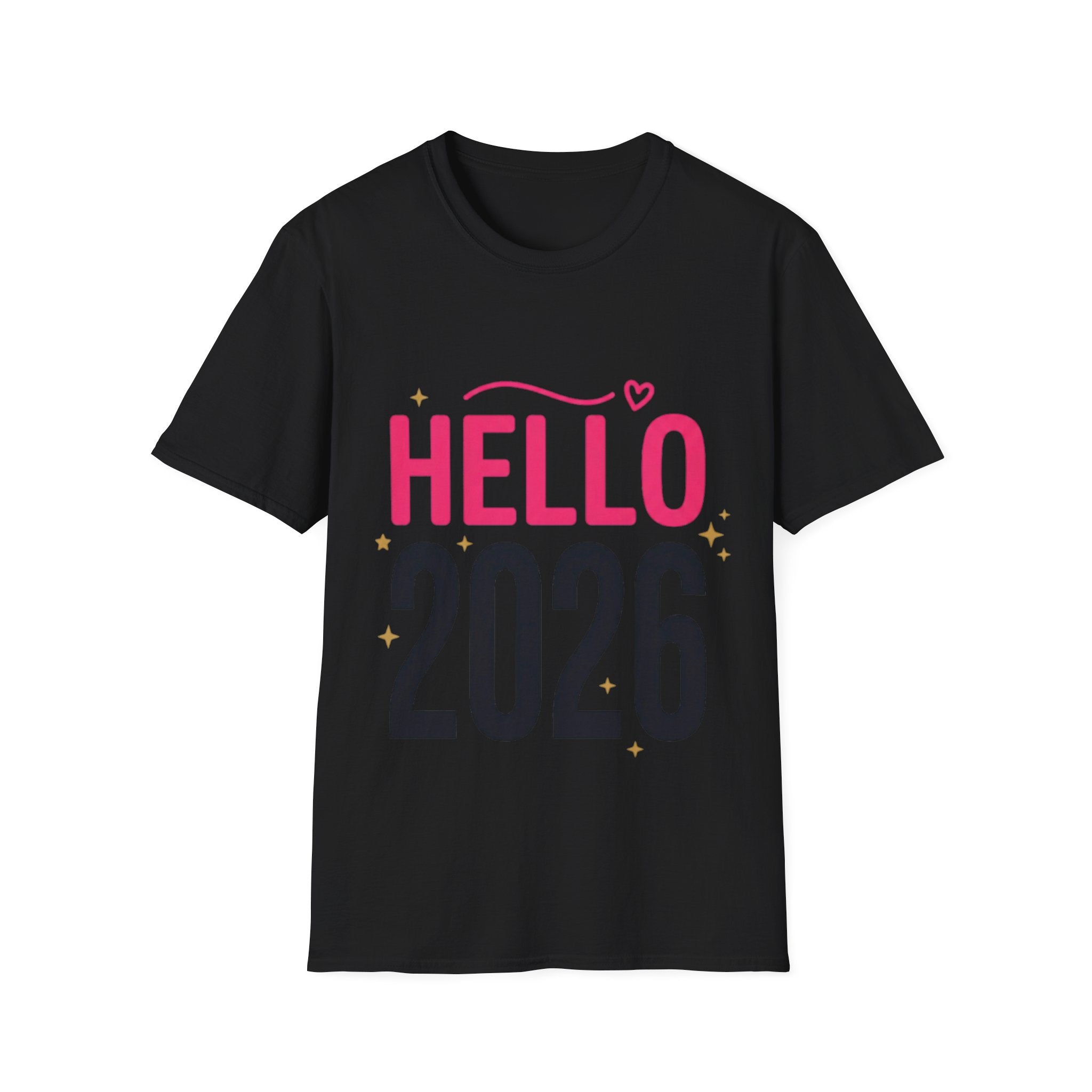 Hello 2026 Trendy Unisex Streetwear T-Shirt
