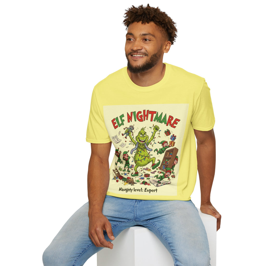 Grinch Elf Nightmare Tee | Funny Grinch Christmas Chaos T-shirt