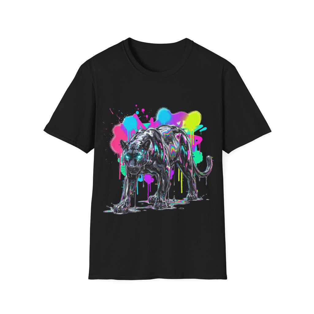 Neon Panther Streetwear Tee - Urban Trendy Vibes